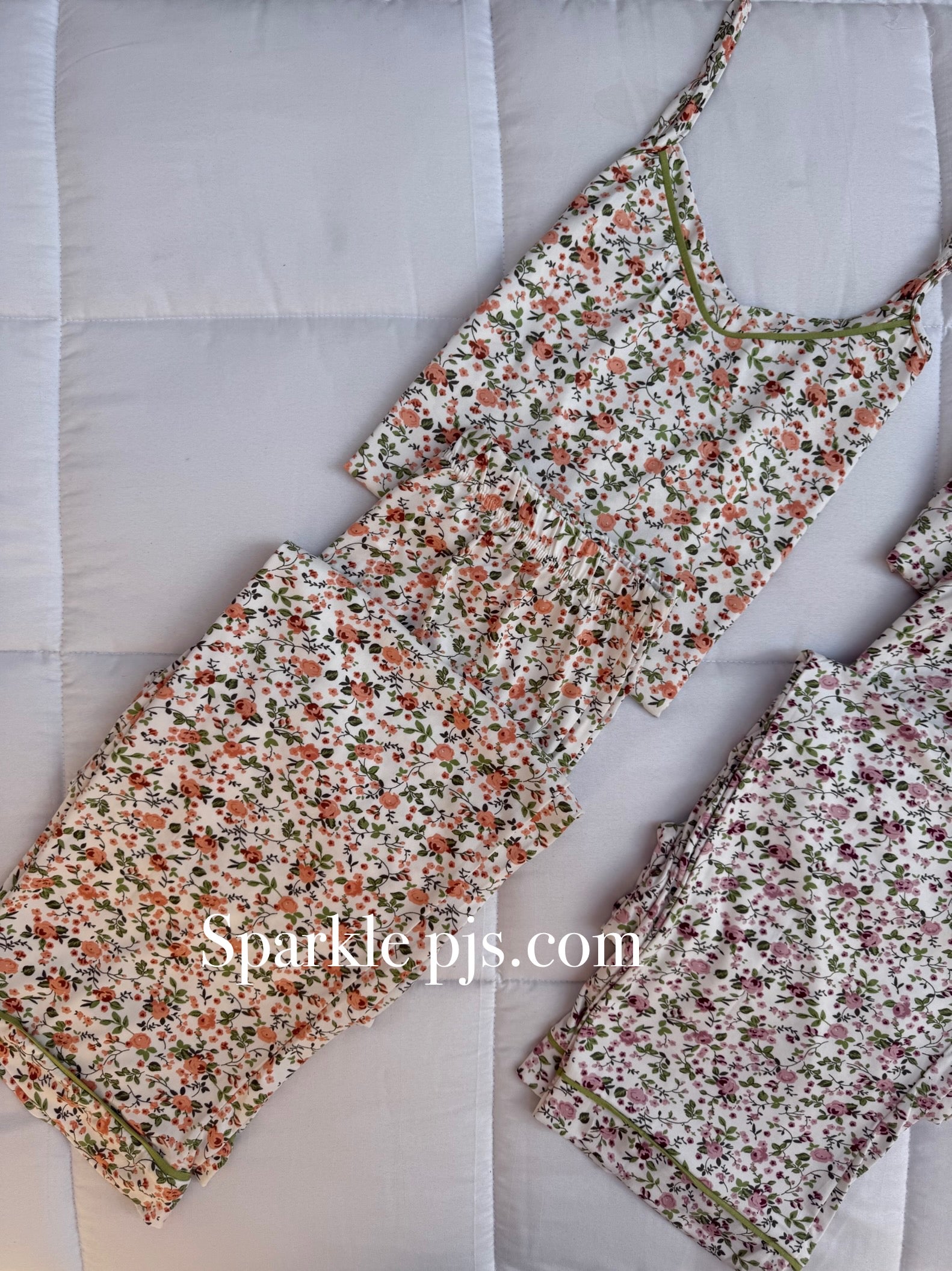 Floral pajamas