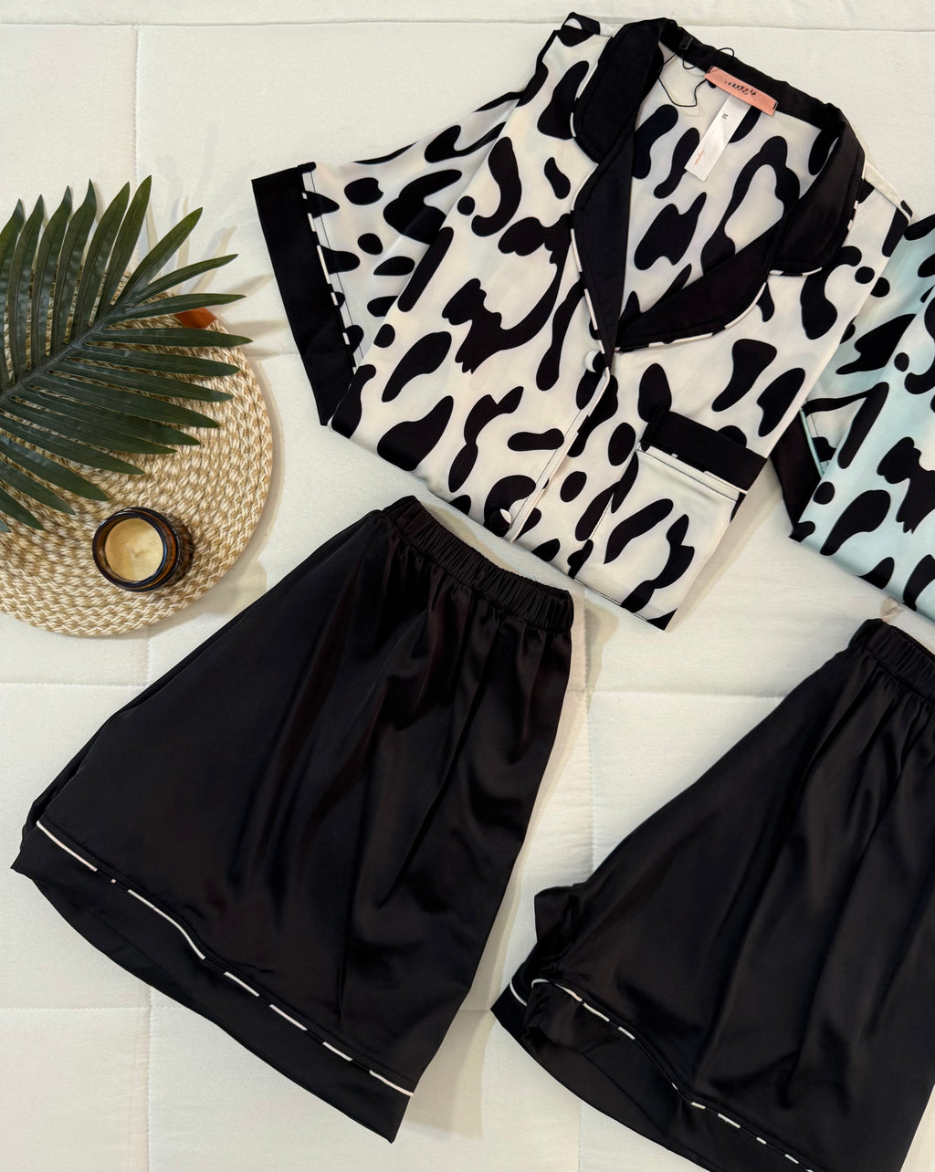 Midnight cow shorts