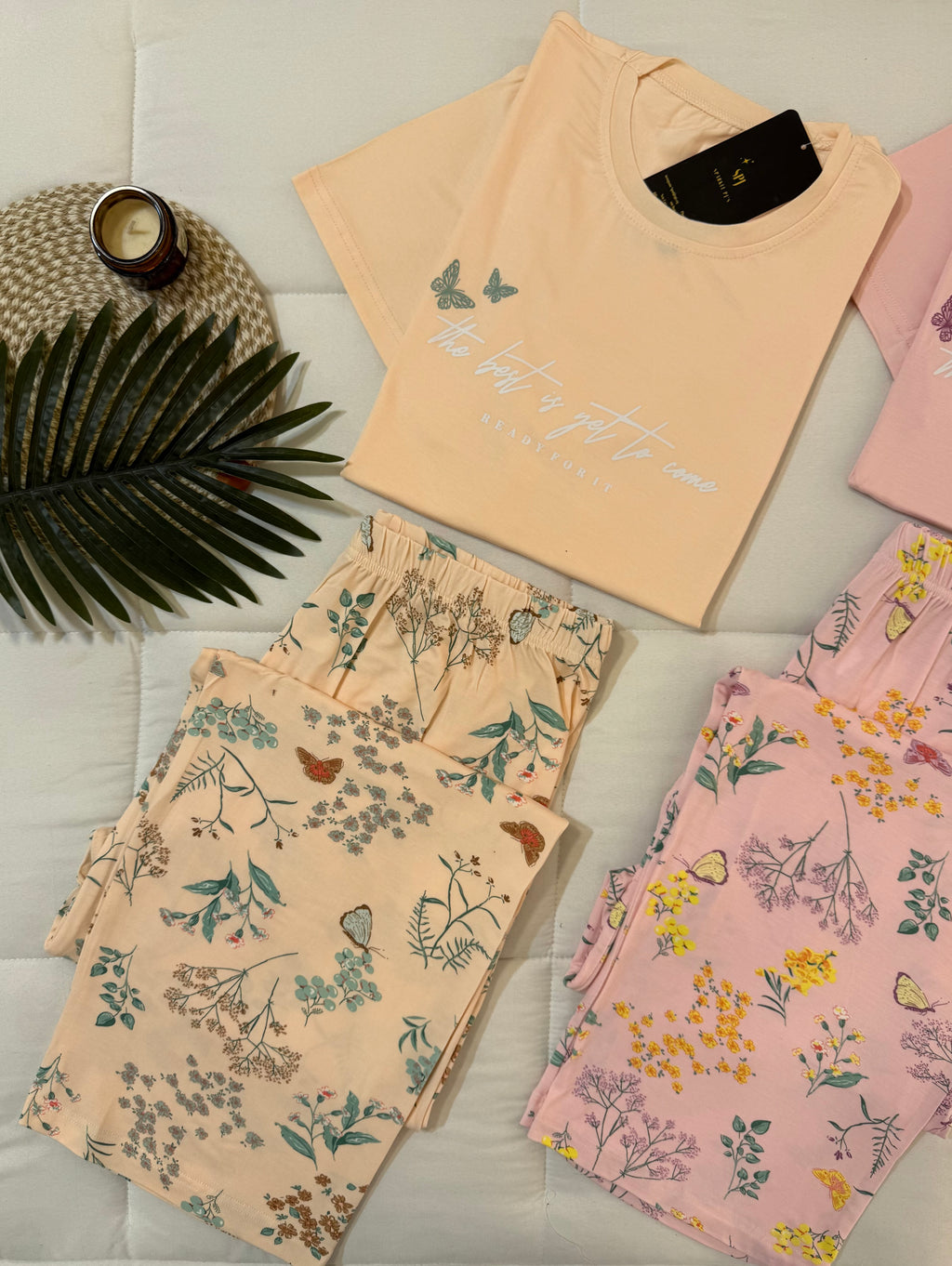 Butterfly Print Pajama Set
