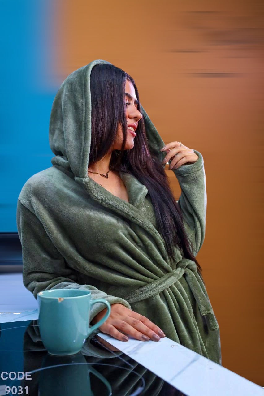 Elegant plain robe
