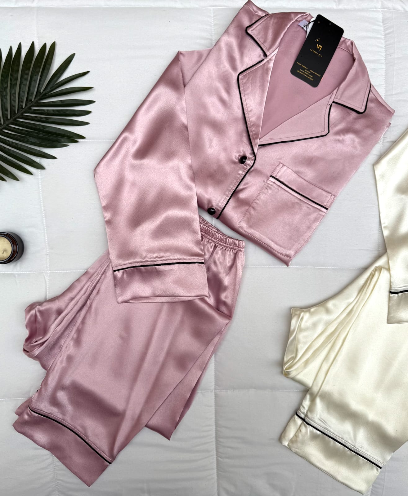 long sleeve Midnight Glow Satin