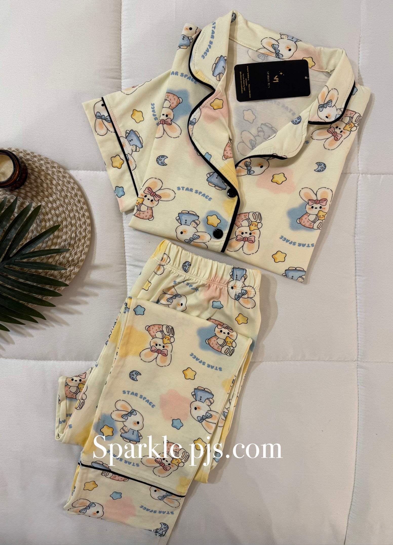 Star Space Bunny Pajamas