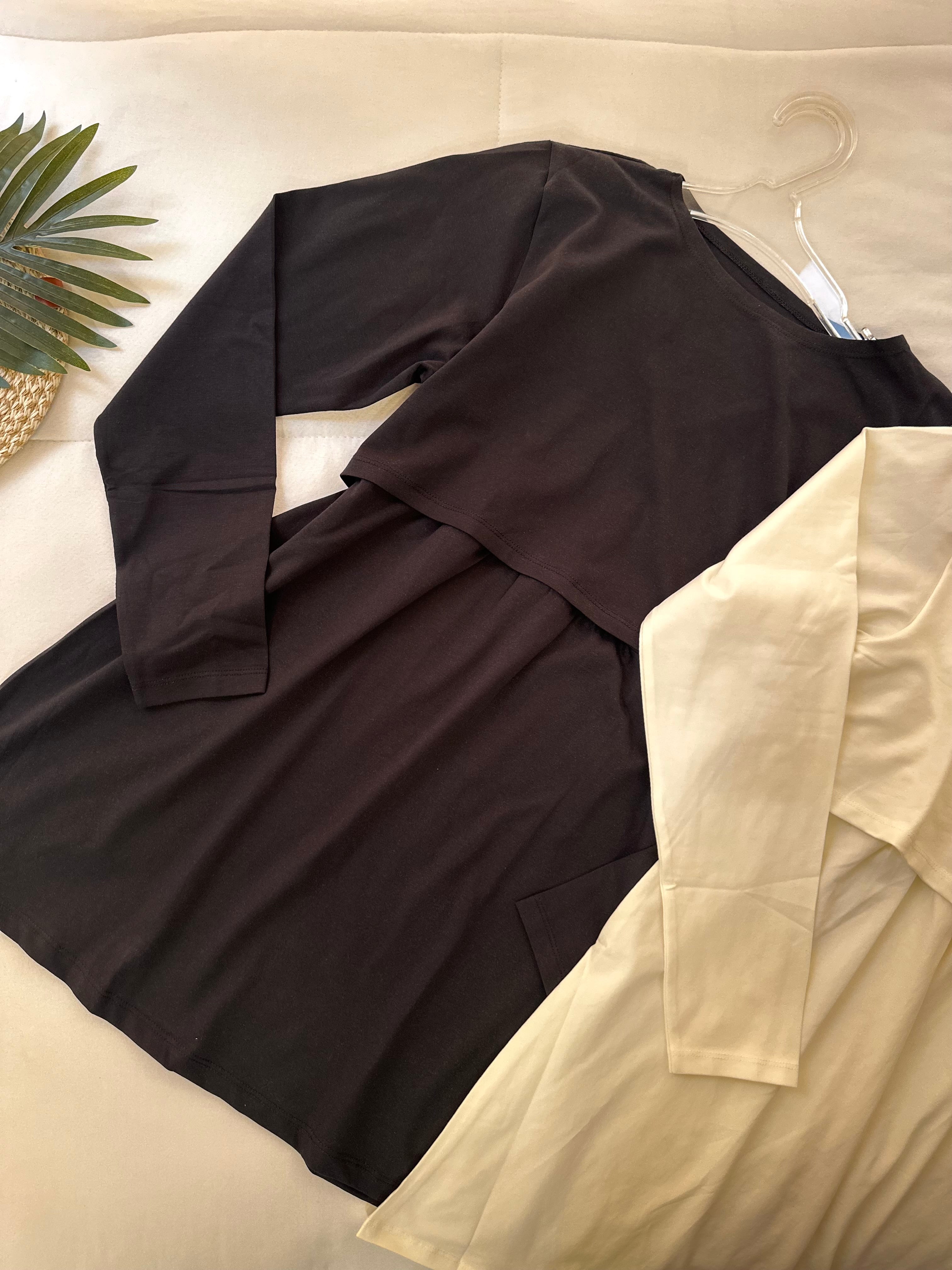 Criss-Cover Maternity Shirt