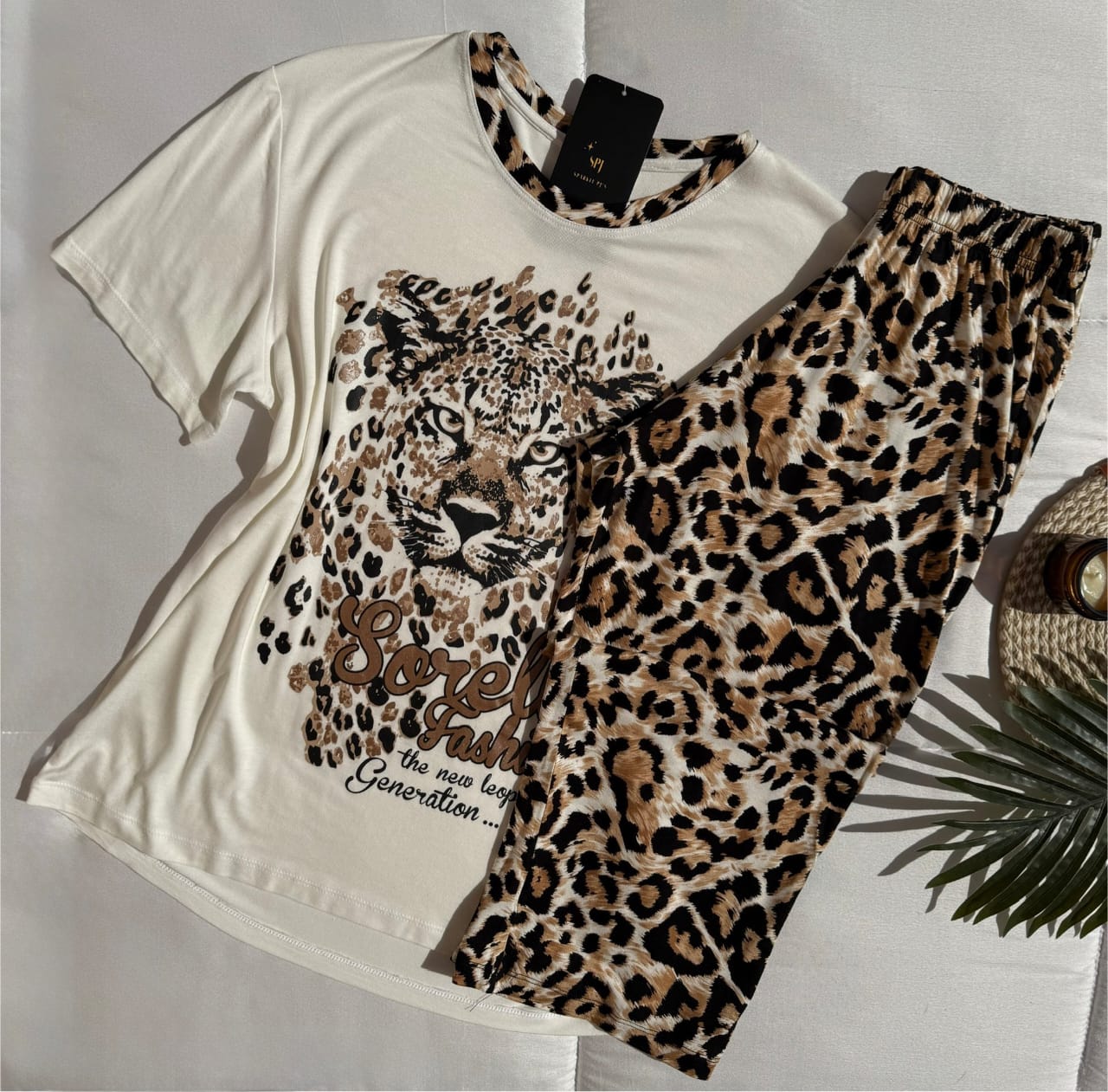 Leopard Pajama Set