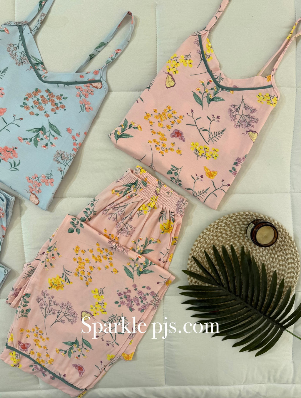 Floral pajamas