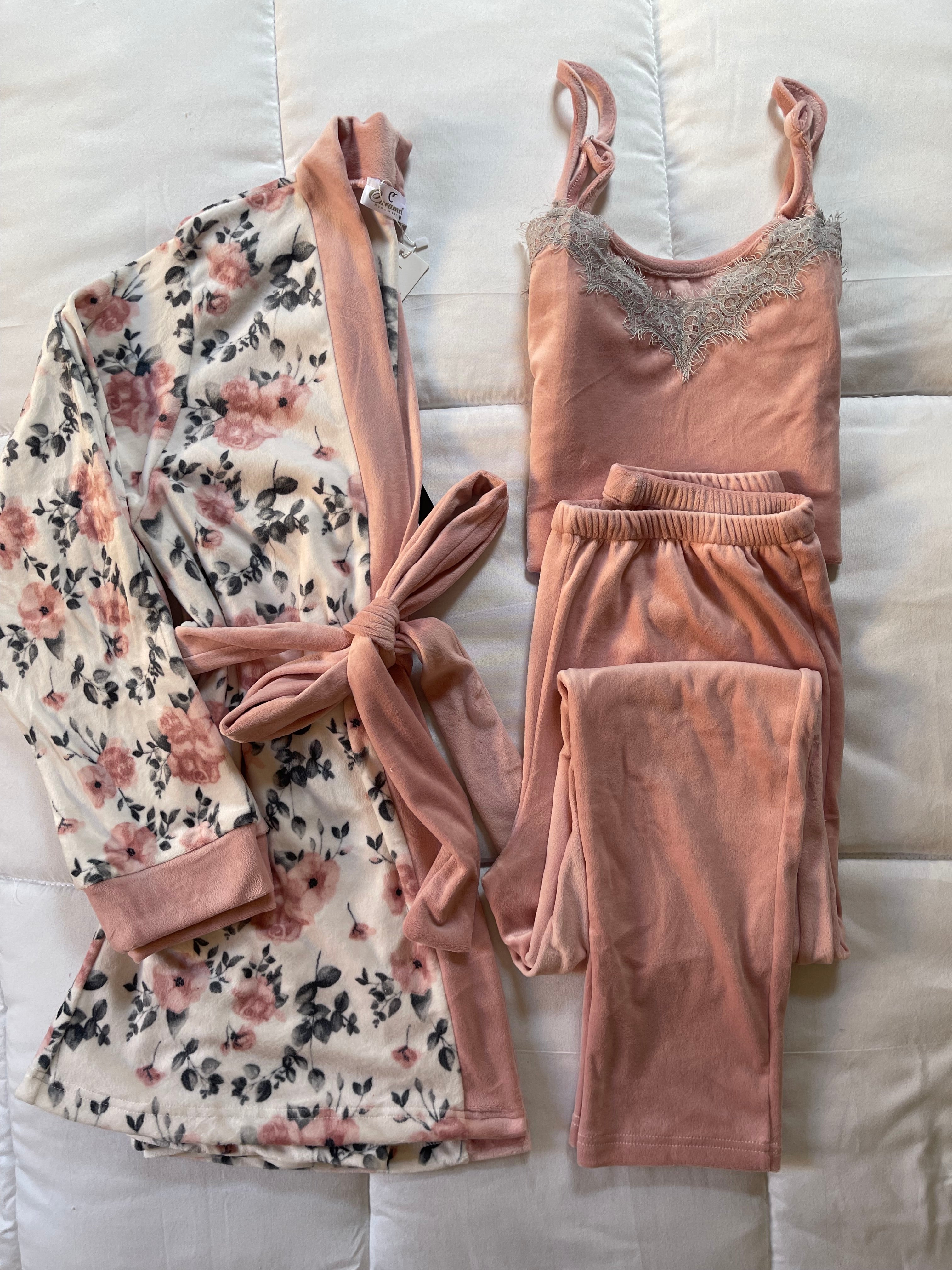 Floral pajama set