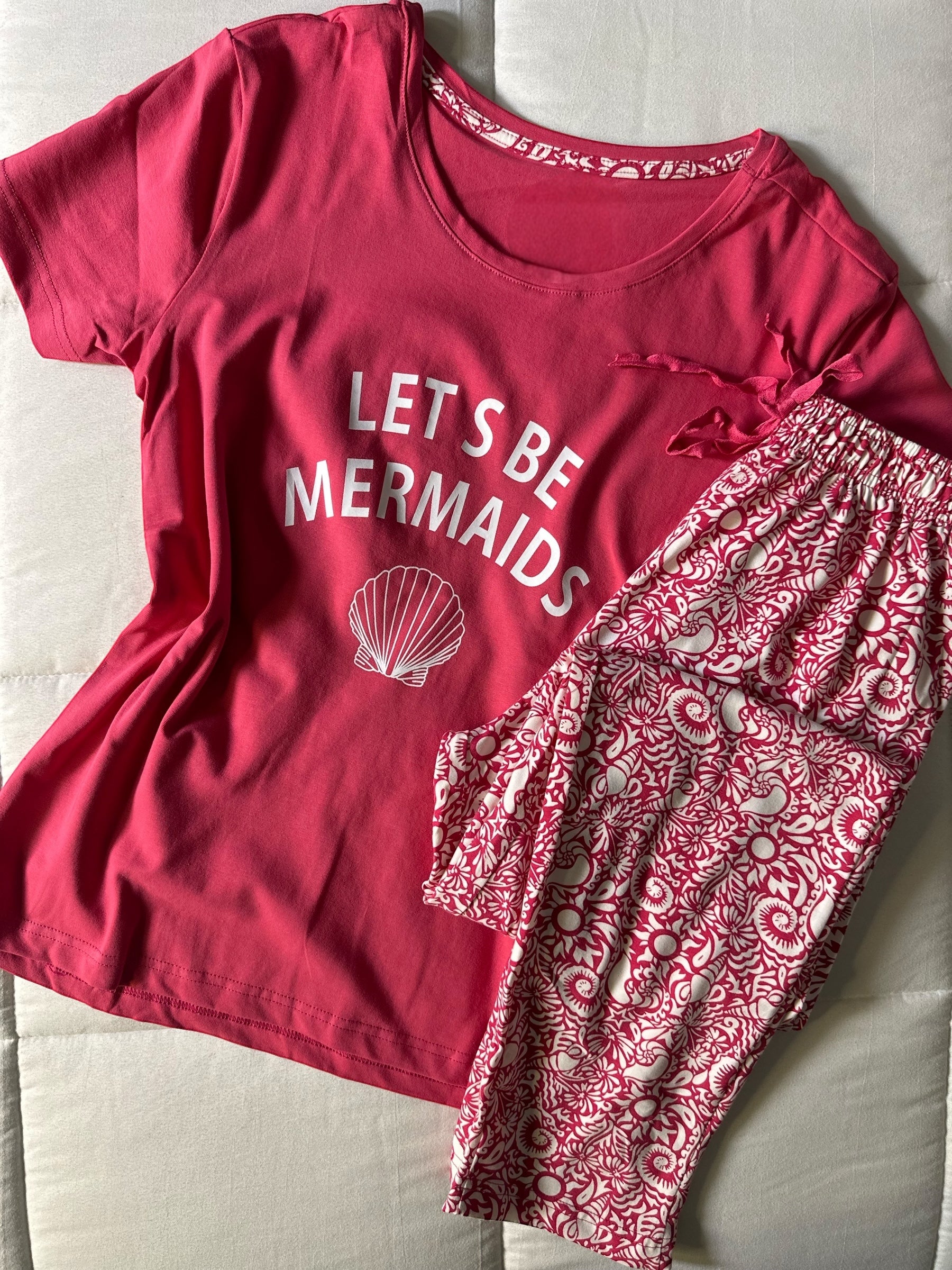 Lets be mermaids pjamas