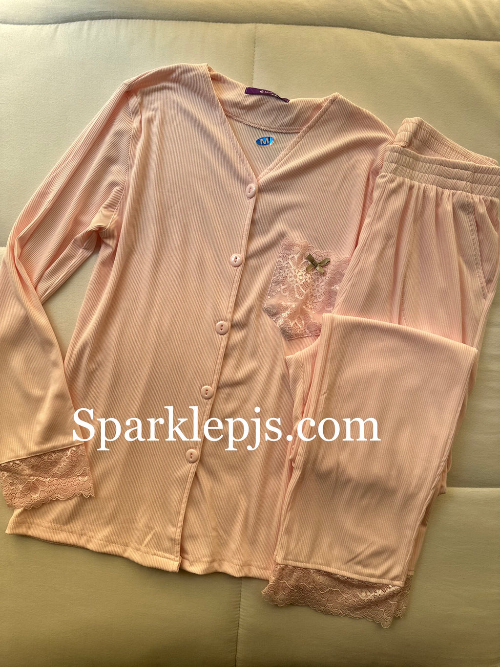 Soft lace pajamas