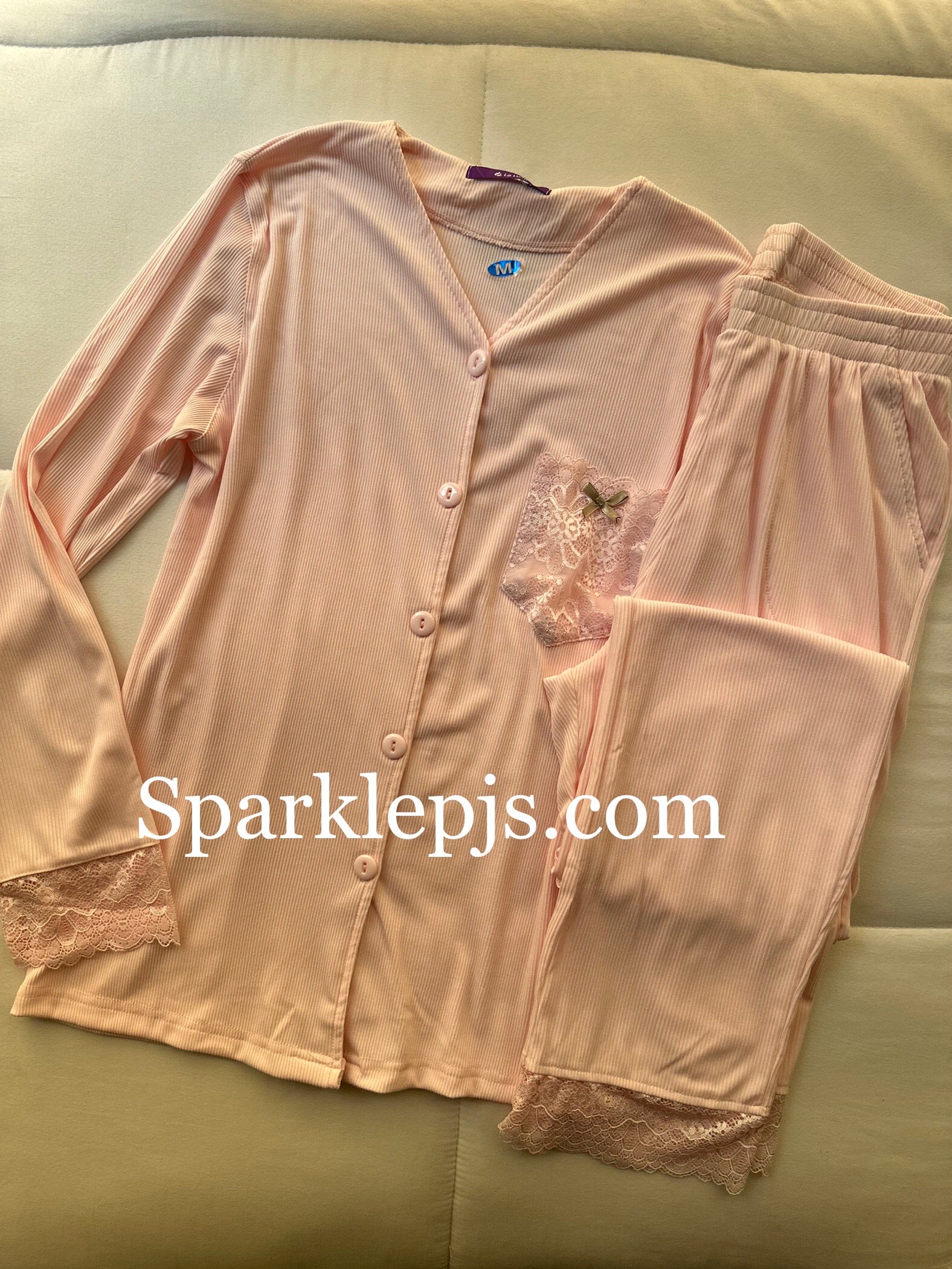 Soft lace pajamas