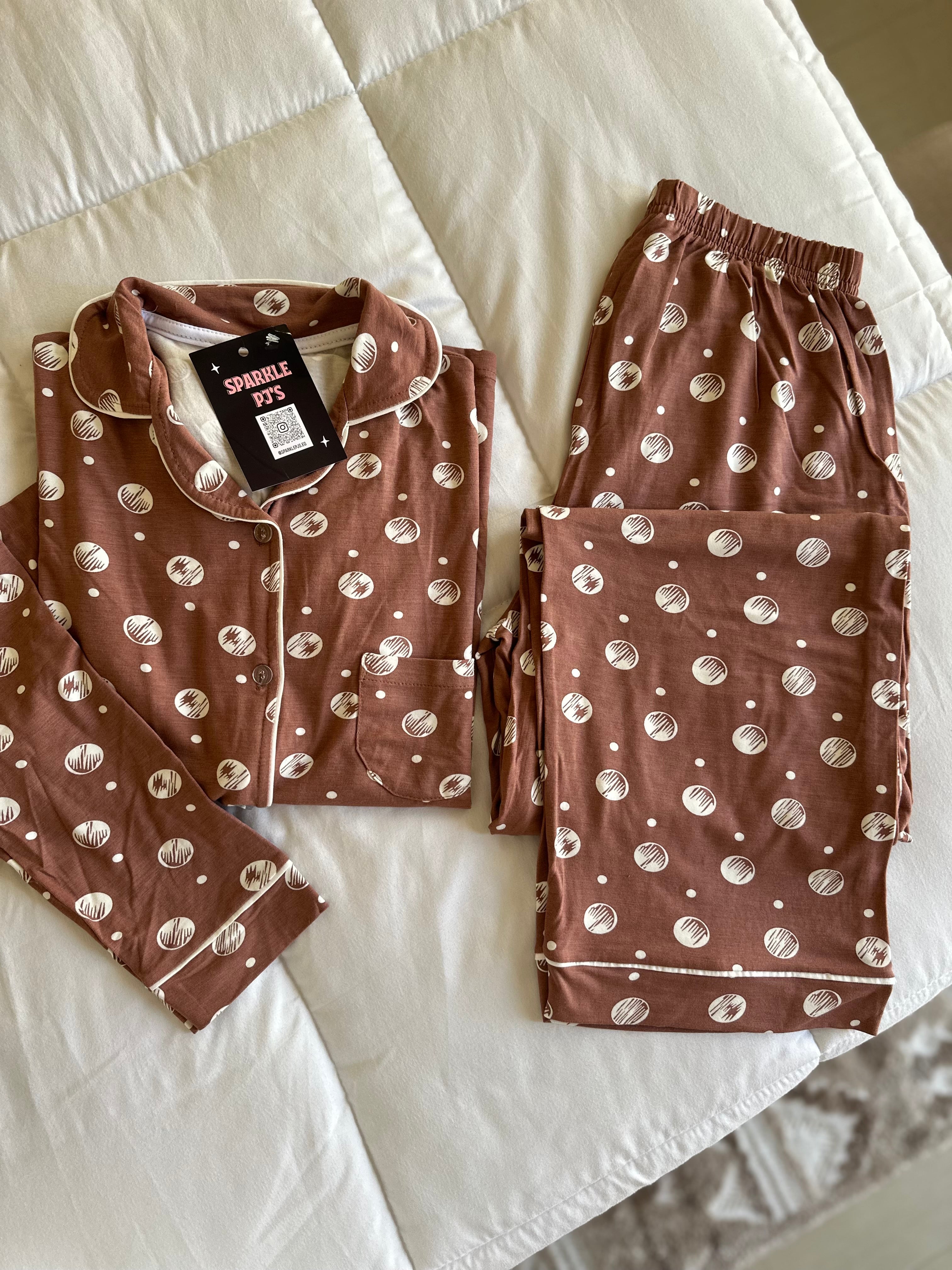 Moon buttoned pajama