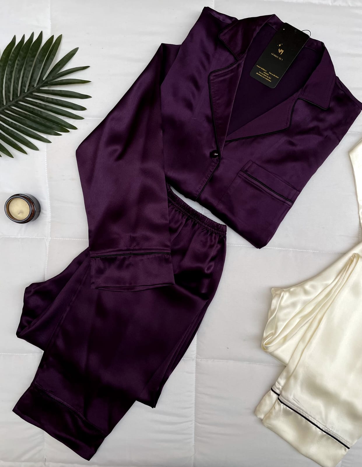 long sleeve Midnight Glow Satin