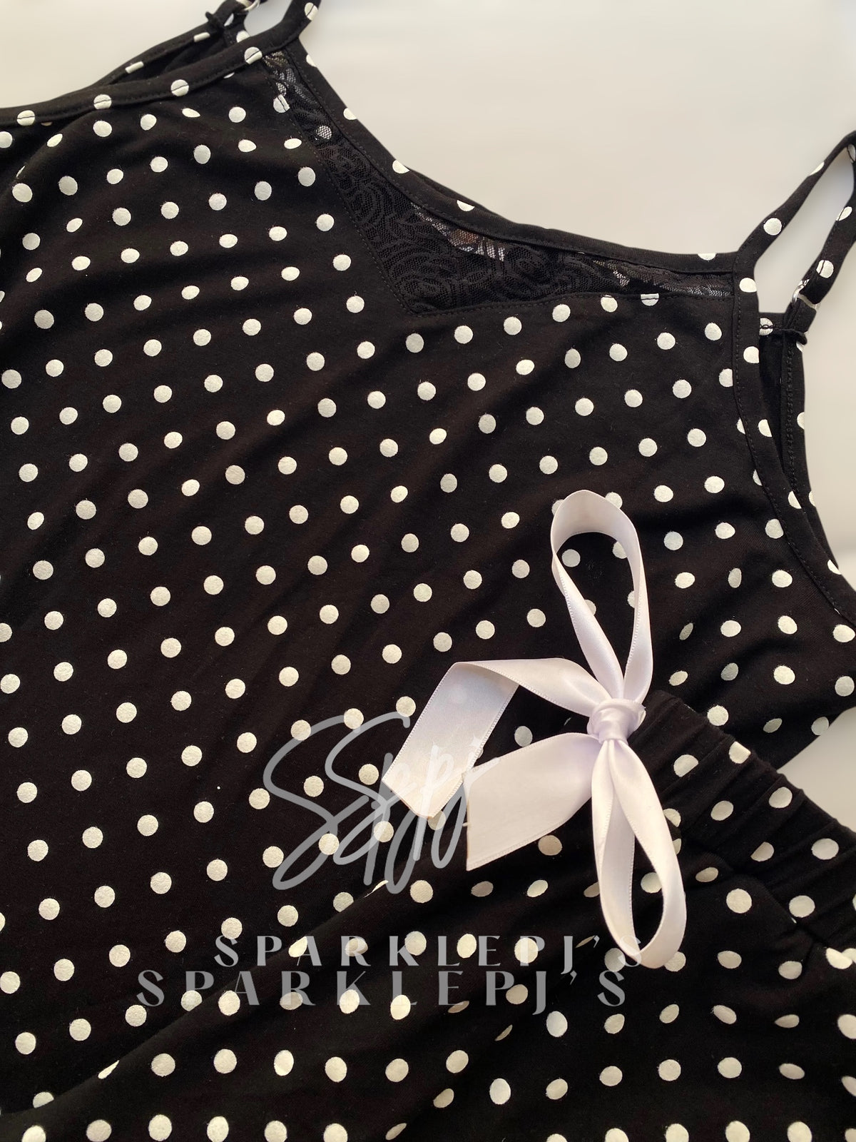 Sparkle Dots Pajama Shorts