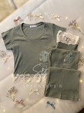 Cozy Teddy Lace Pajama