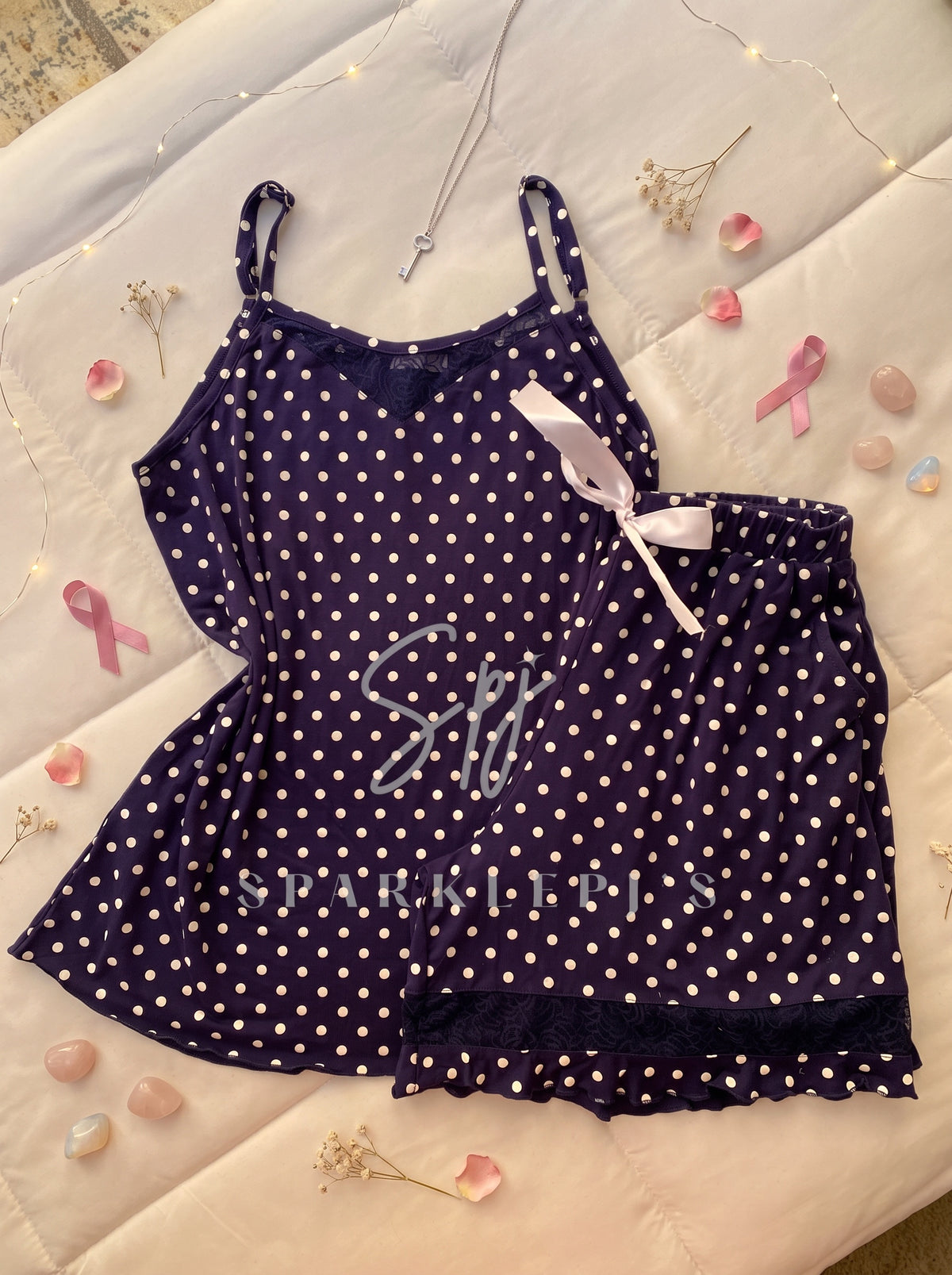 Sparkle Dots Pajama Shorts