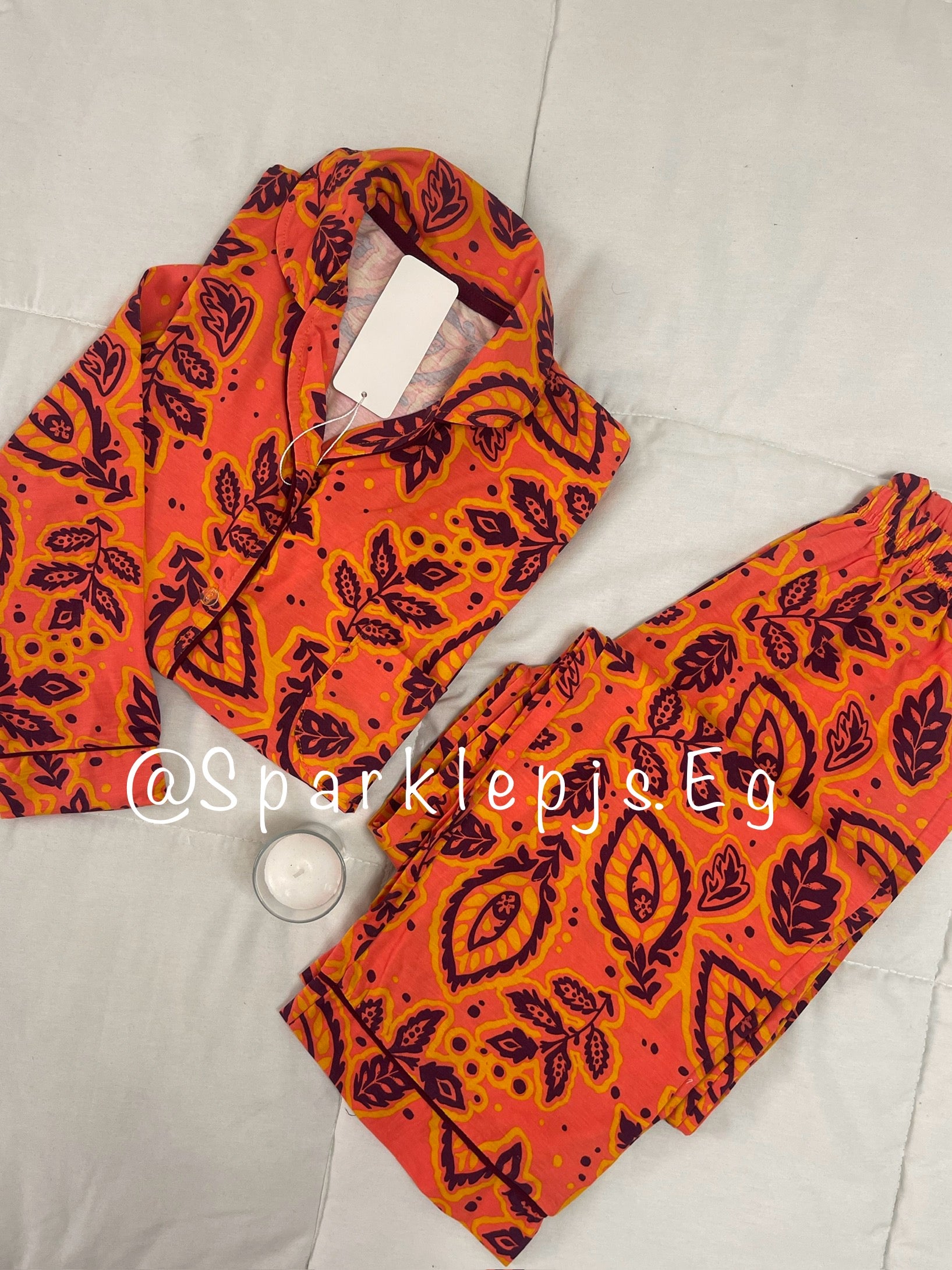 Tropical cotton pajama