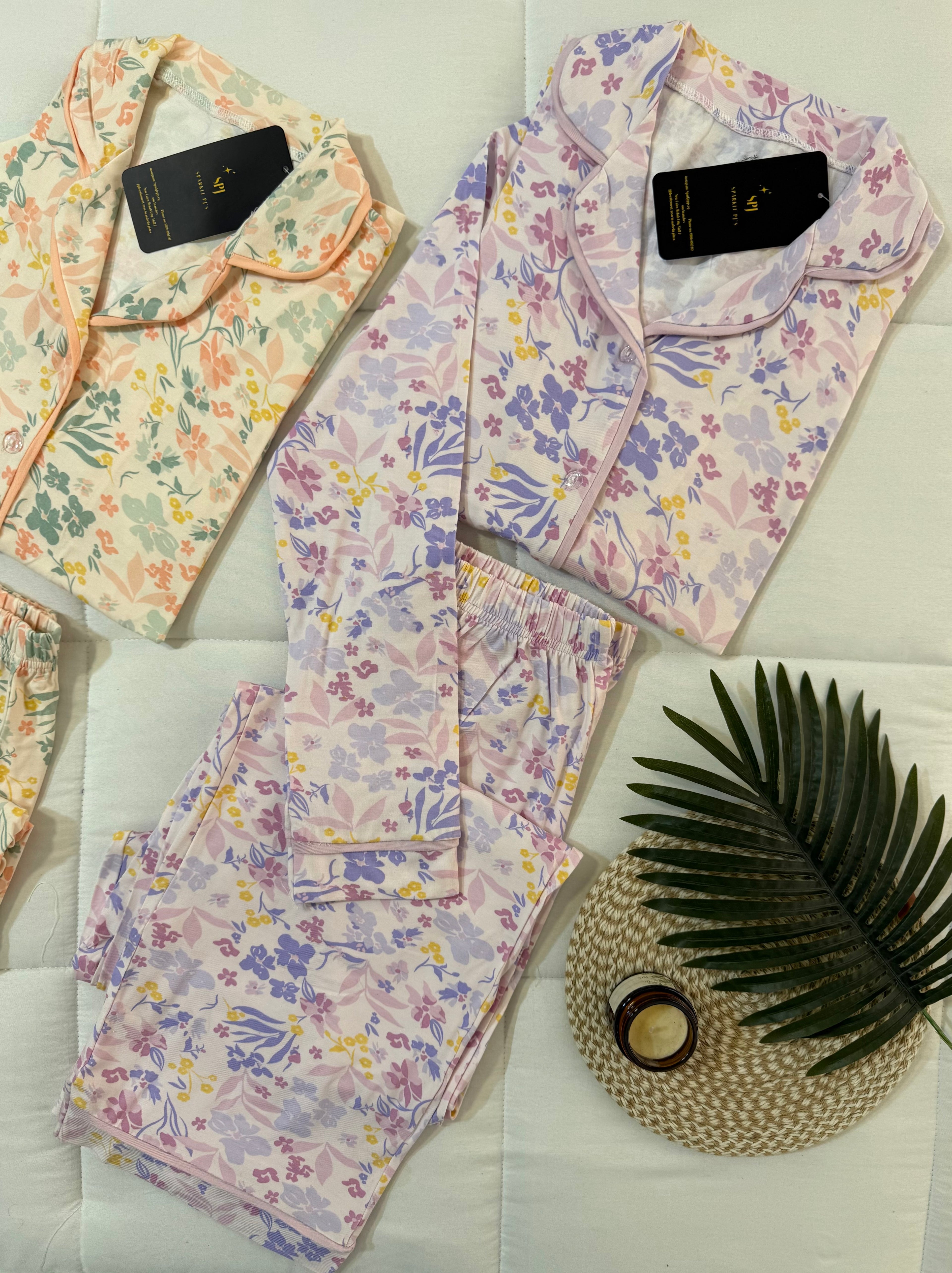 Floral Pajama long sleeves