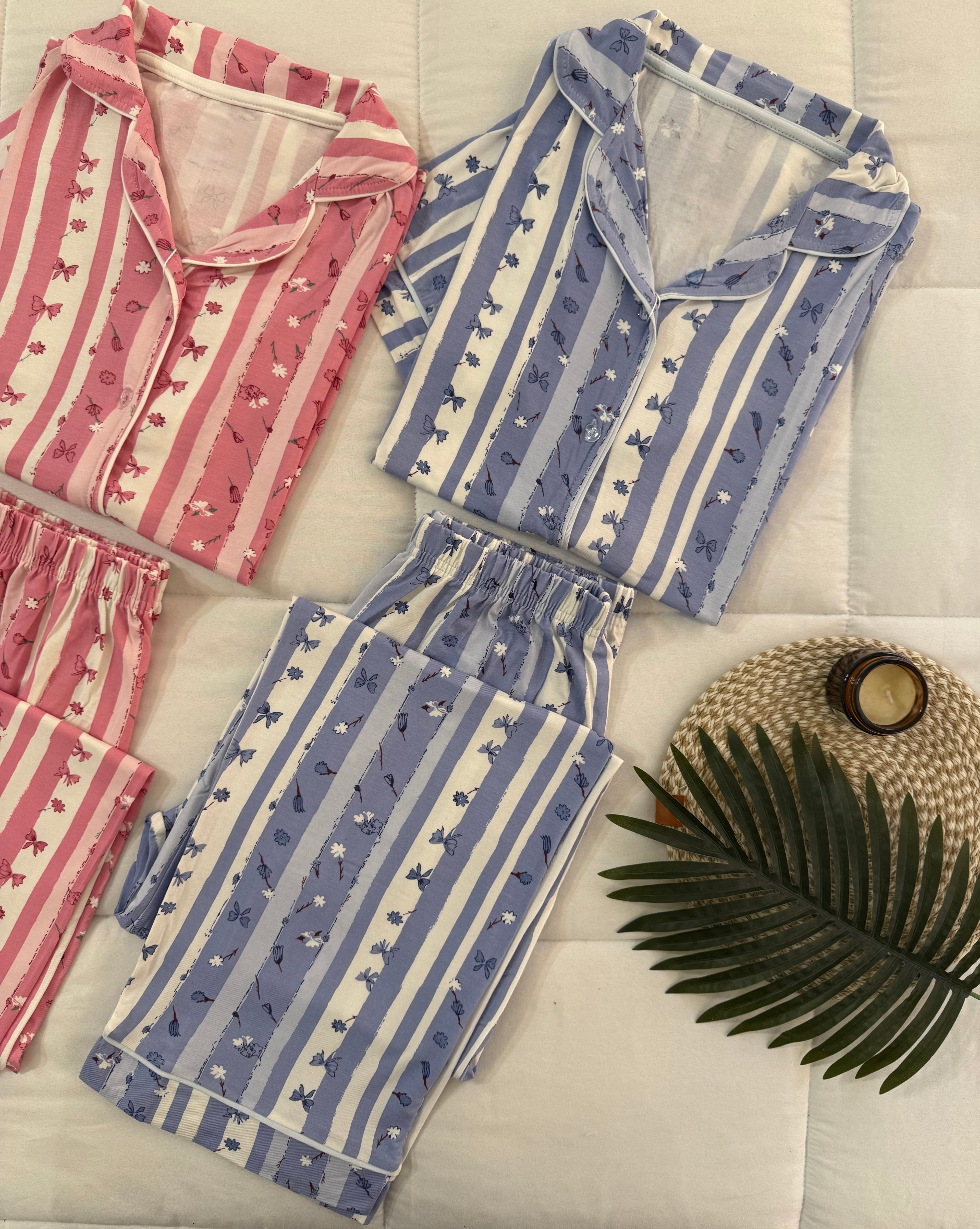 Floral Pyjamas short sleeves