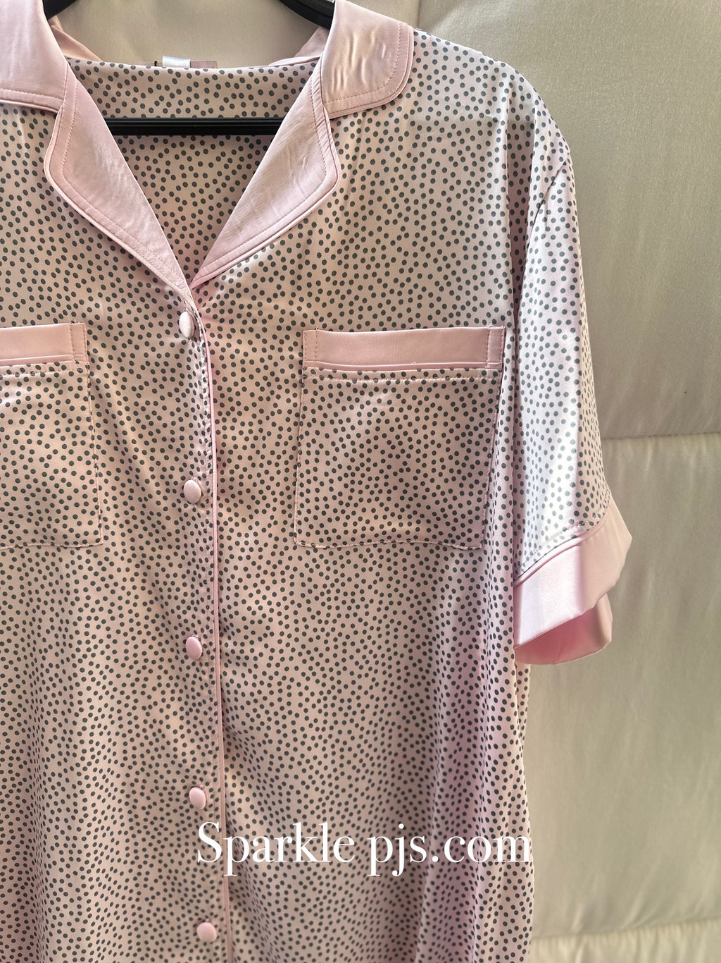 Dots Satin nightshirt