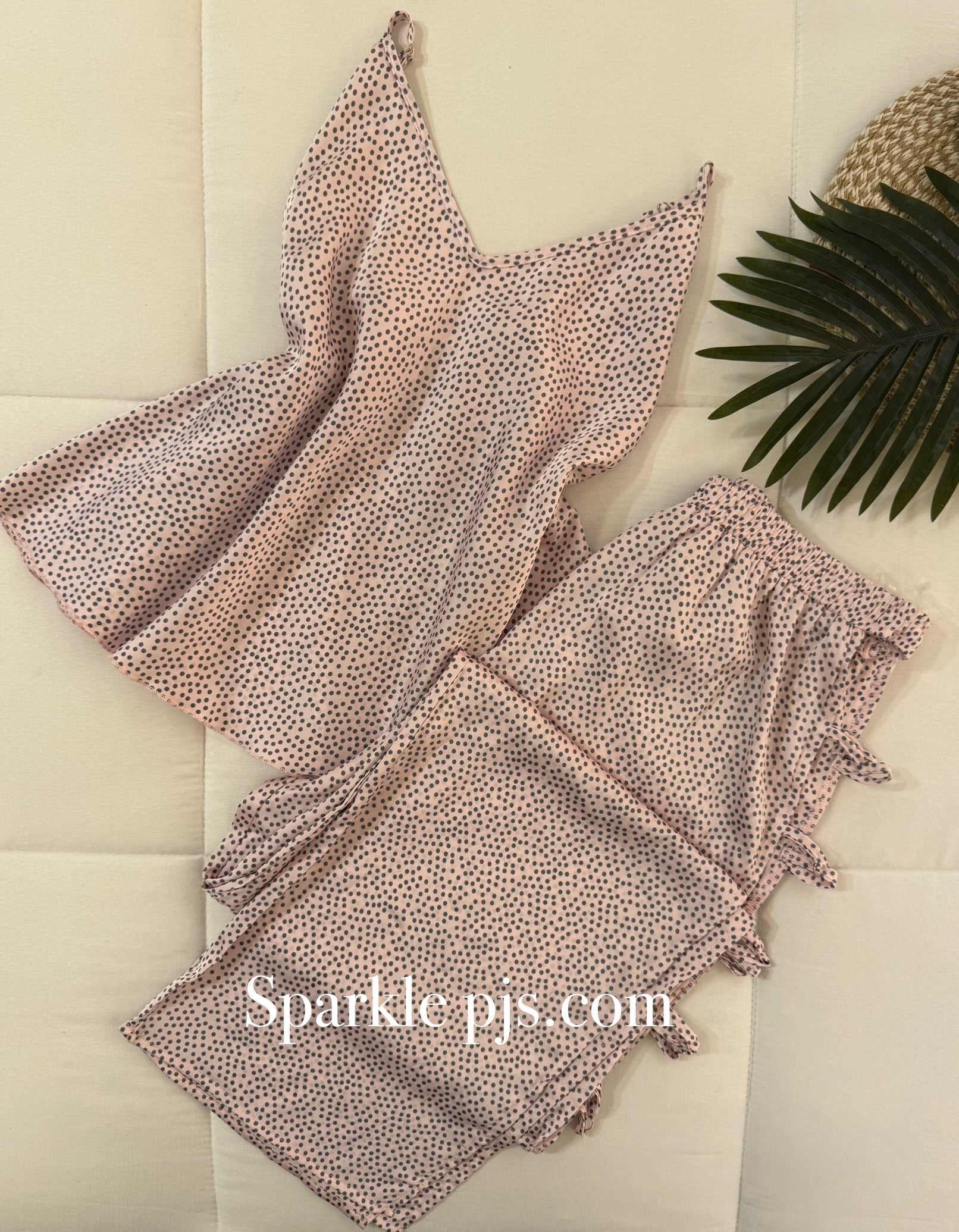 Comfy Polka Satin Pajamas