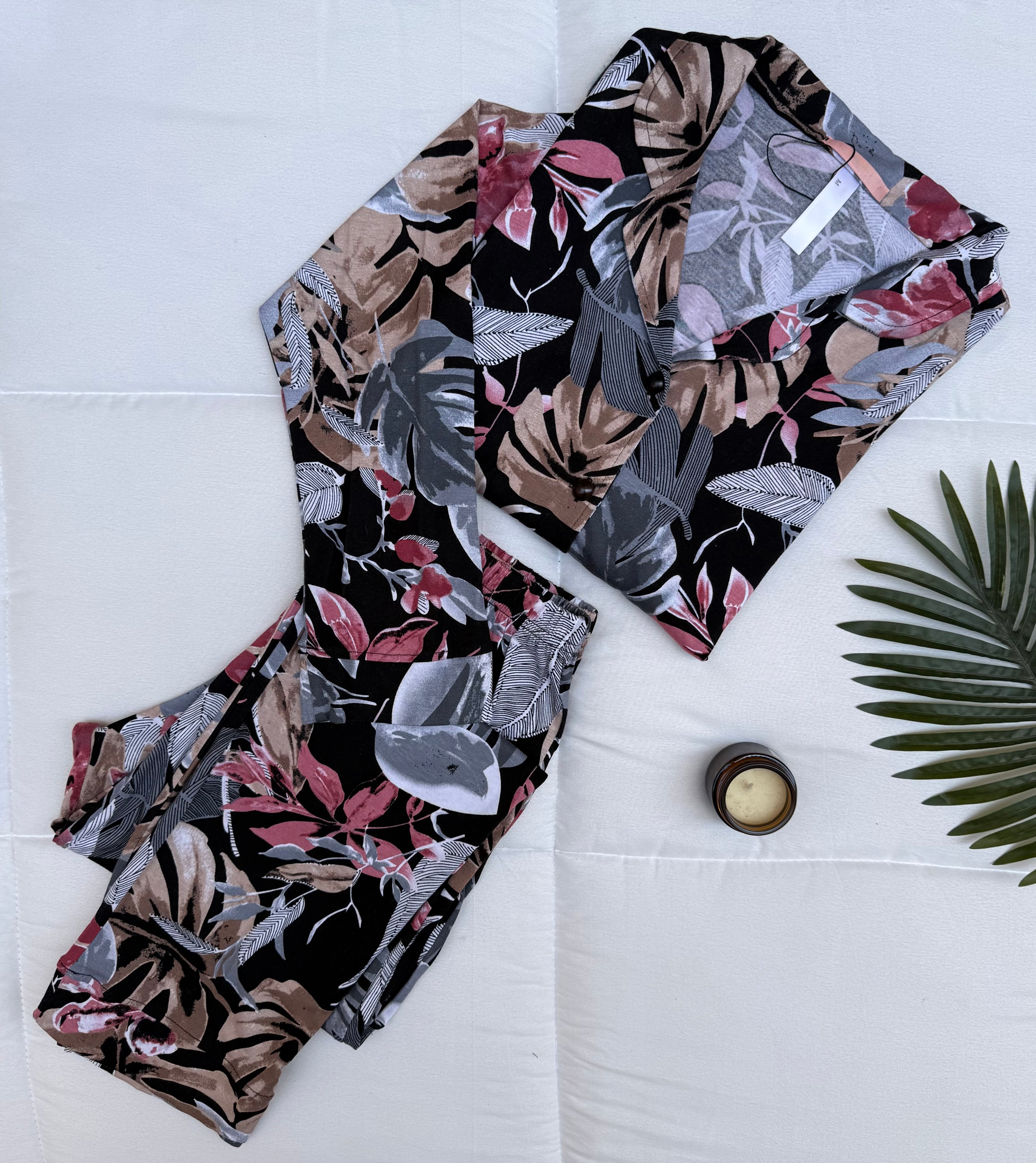 Floral pjamas long sleeve
