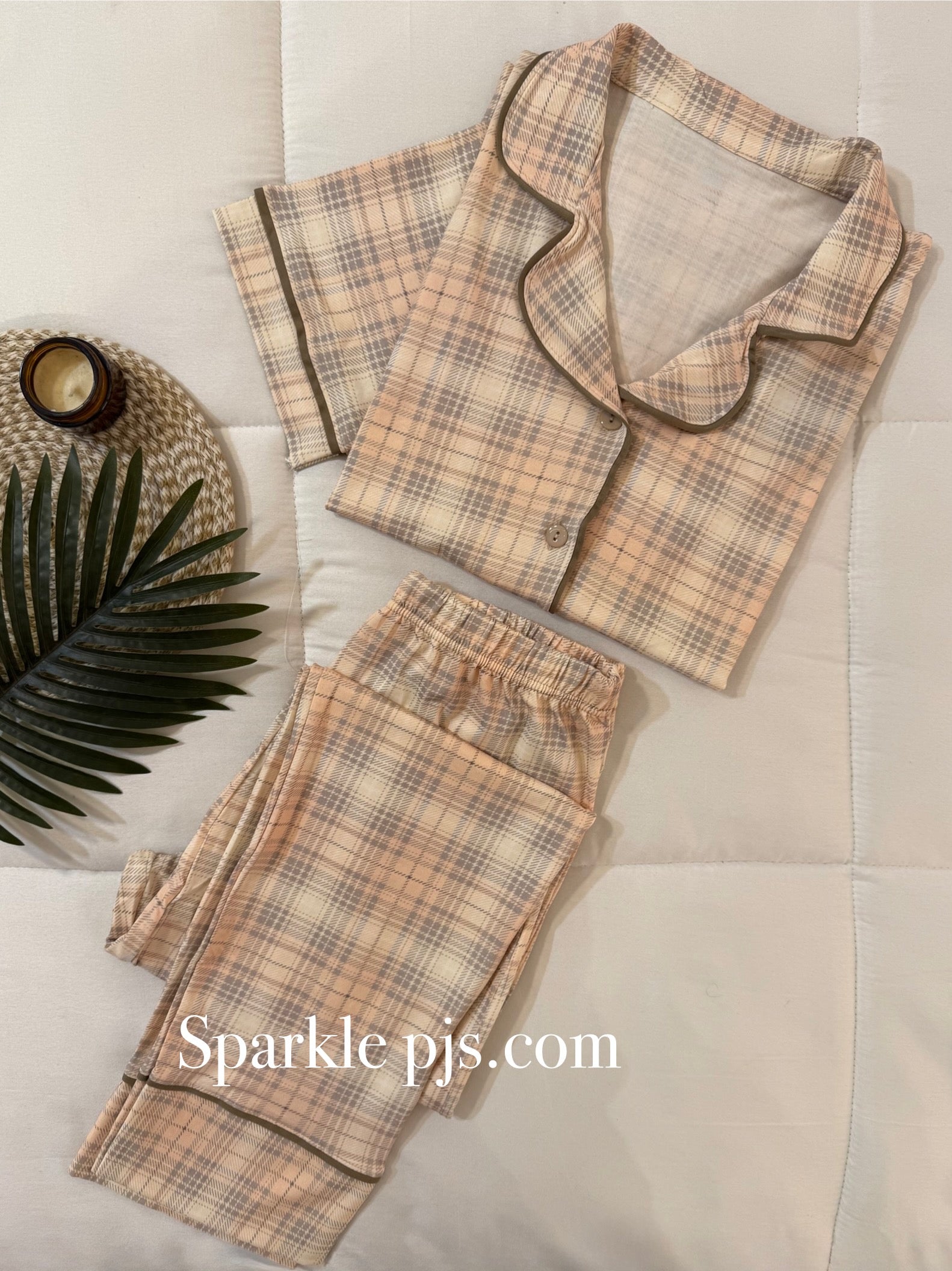 Plaid pajamas