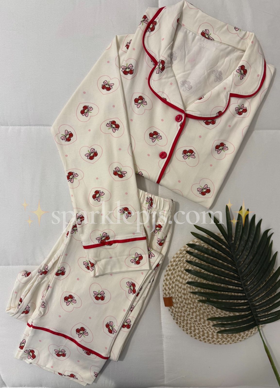 “Playful Cherries Pants”