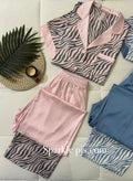 Wild Comfort Satin Set