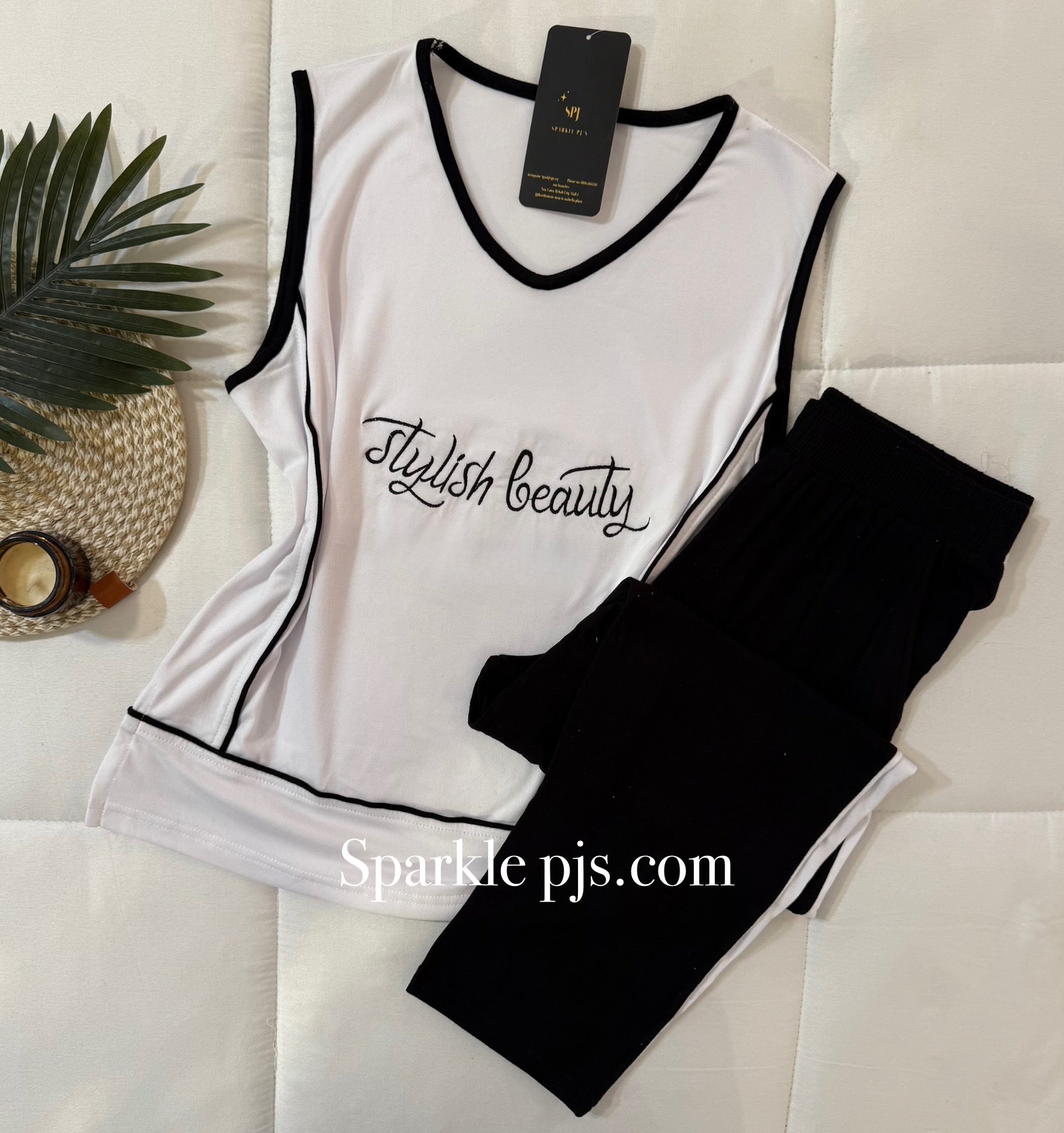 Stylish beauty pajamas