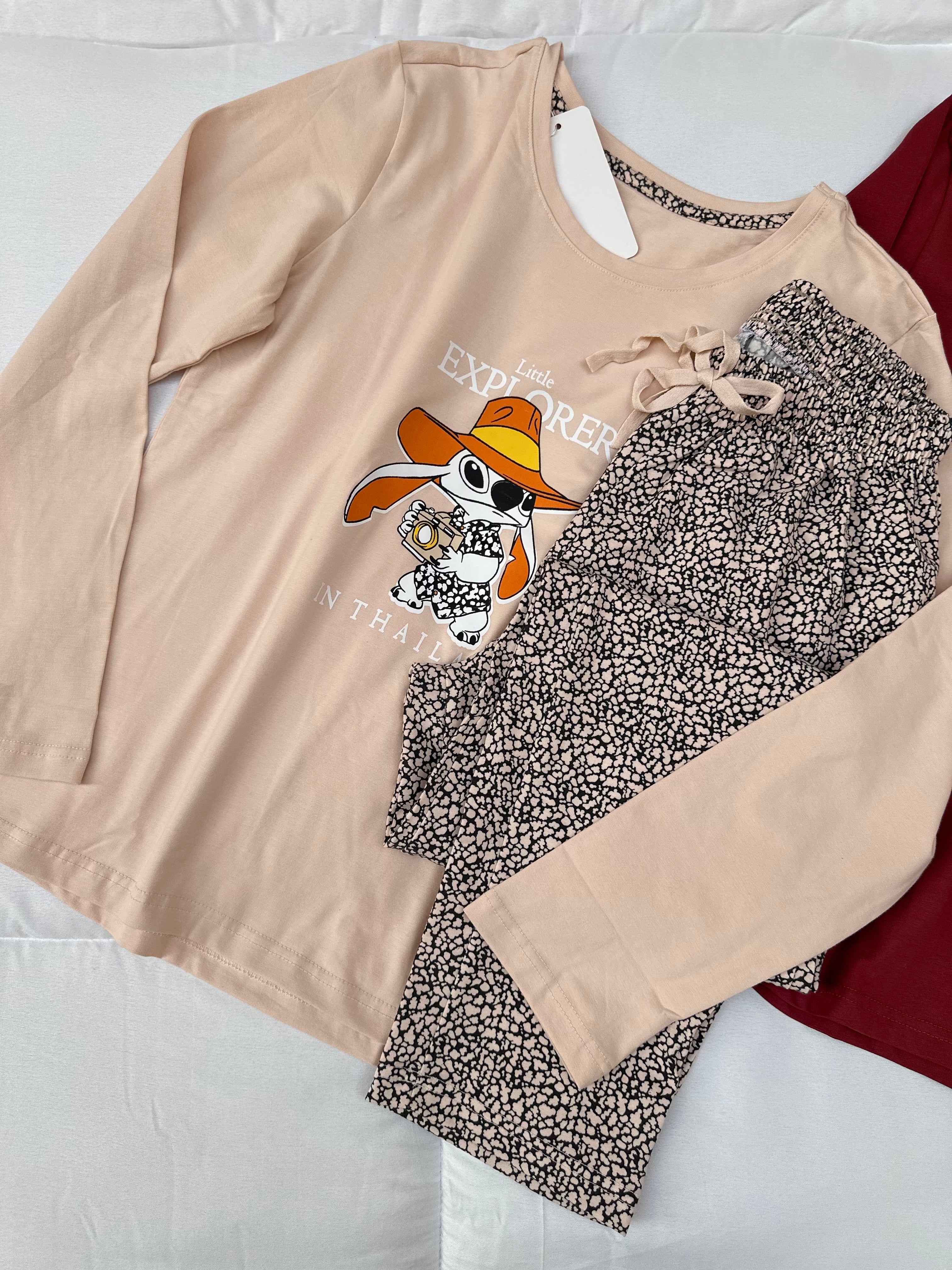 Little Explorer Stitch Full-sleeved PYJ