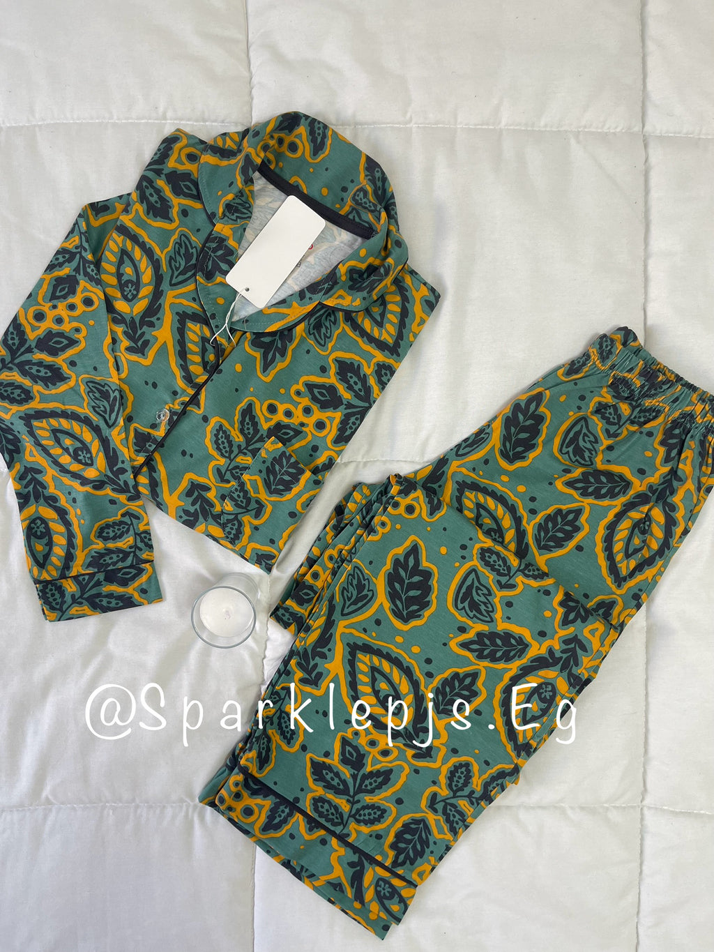 Tropical cotton pajama