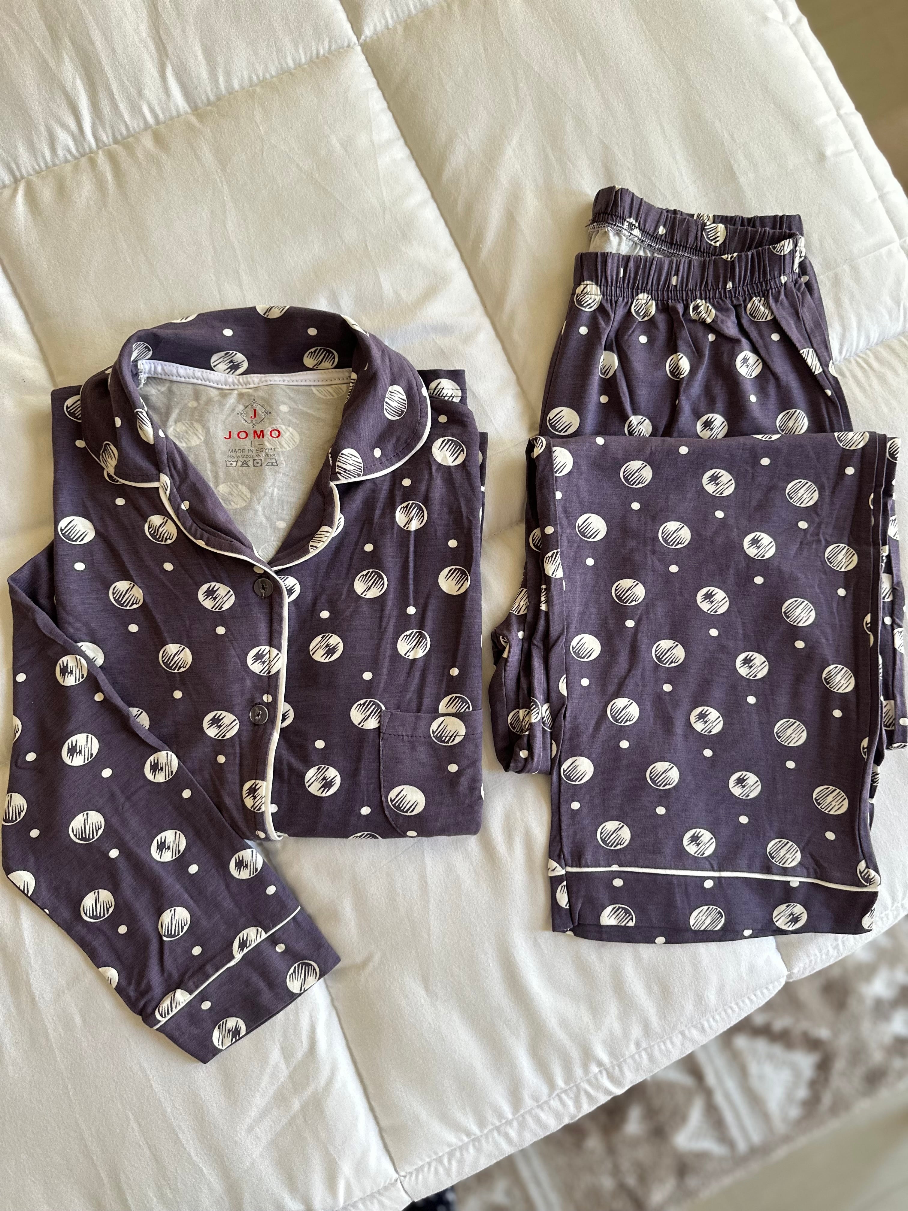 Moon buttoned pajama