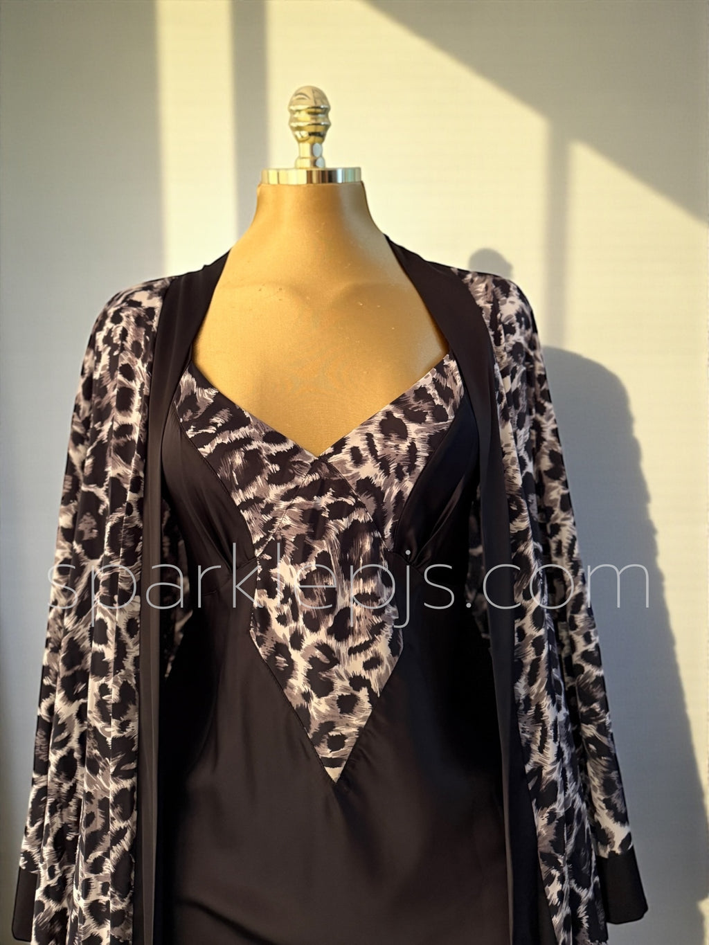 "Untamed Grace" Animal Print Lingerie