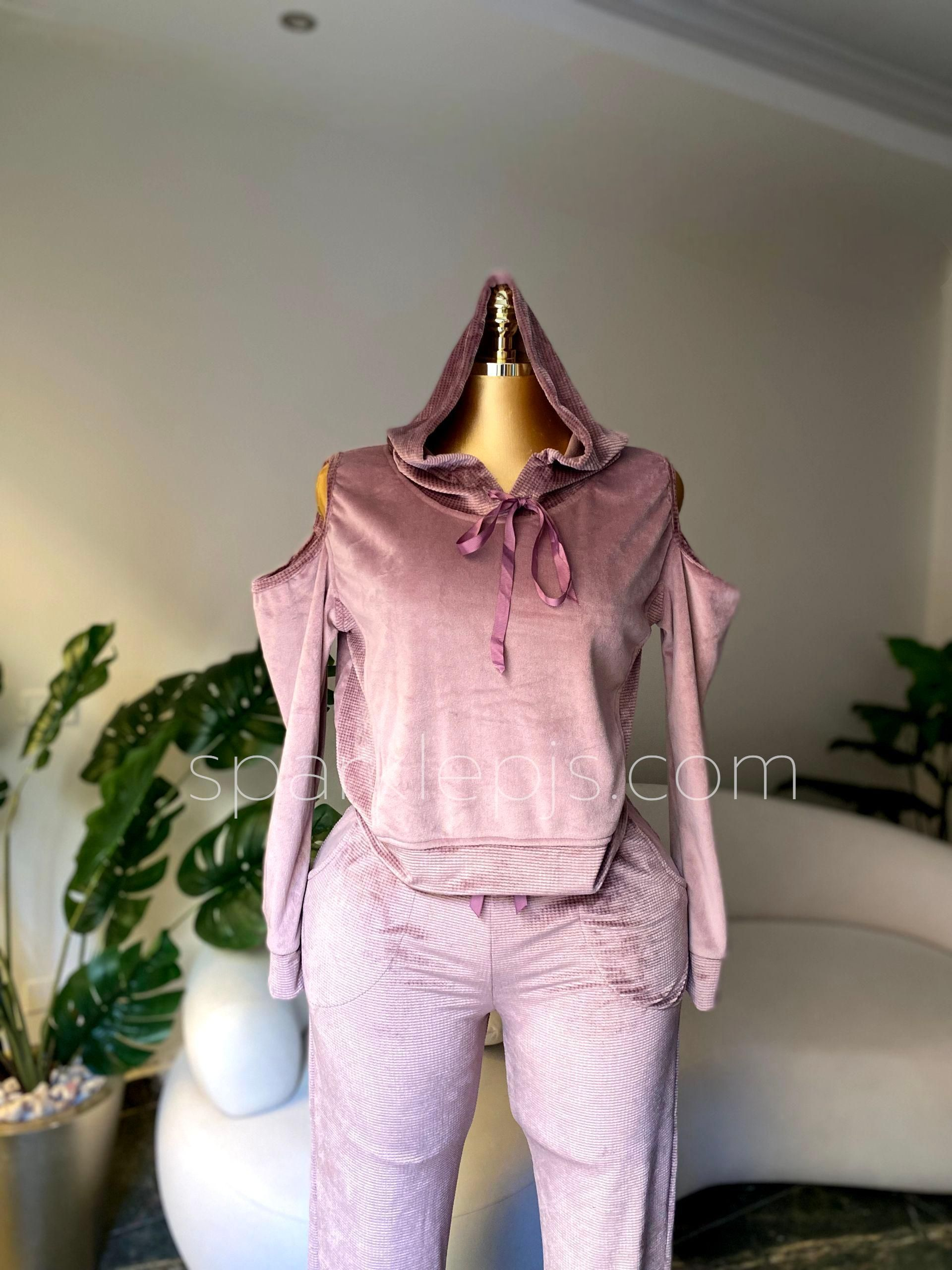 Chic Cut Hoodie Lounge Set