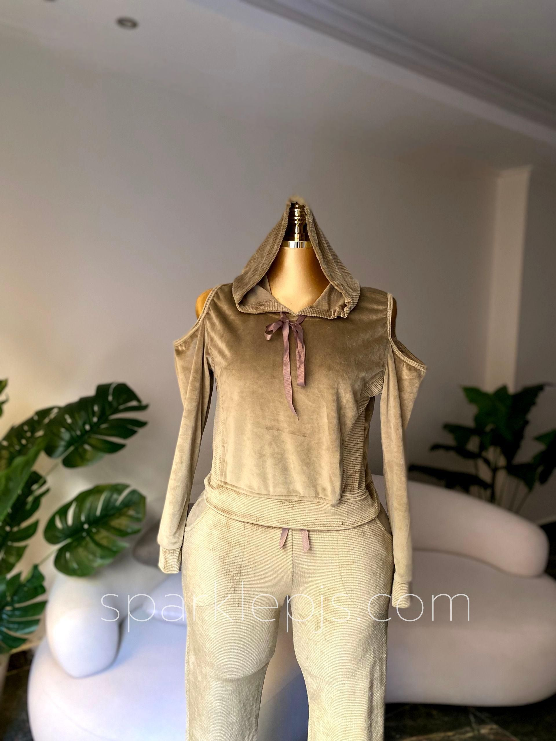 Chic Cut Hoodie Lounge Set