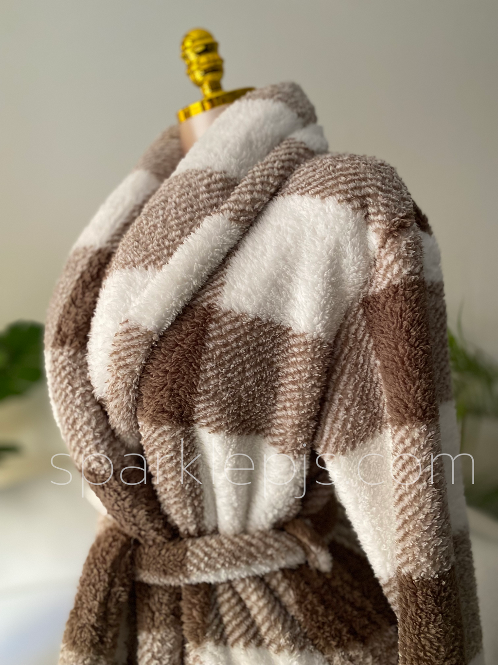 Cozy Check Dream Robe