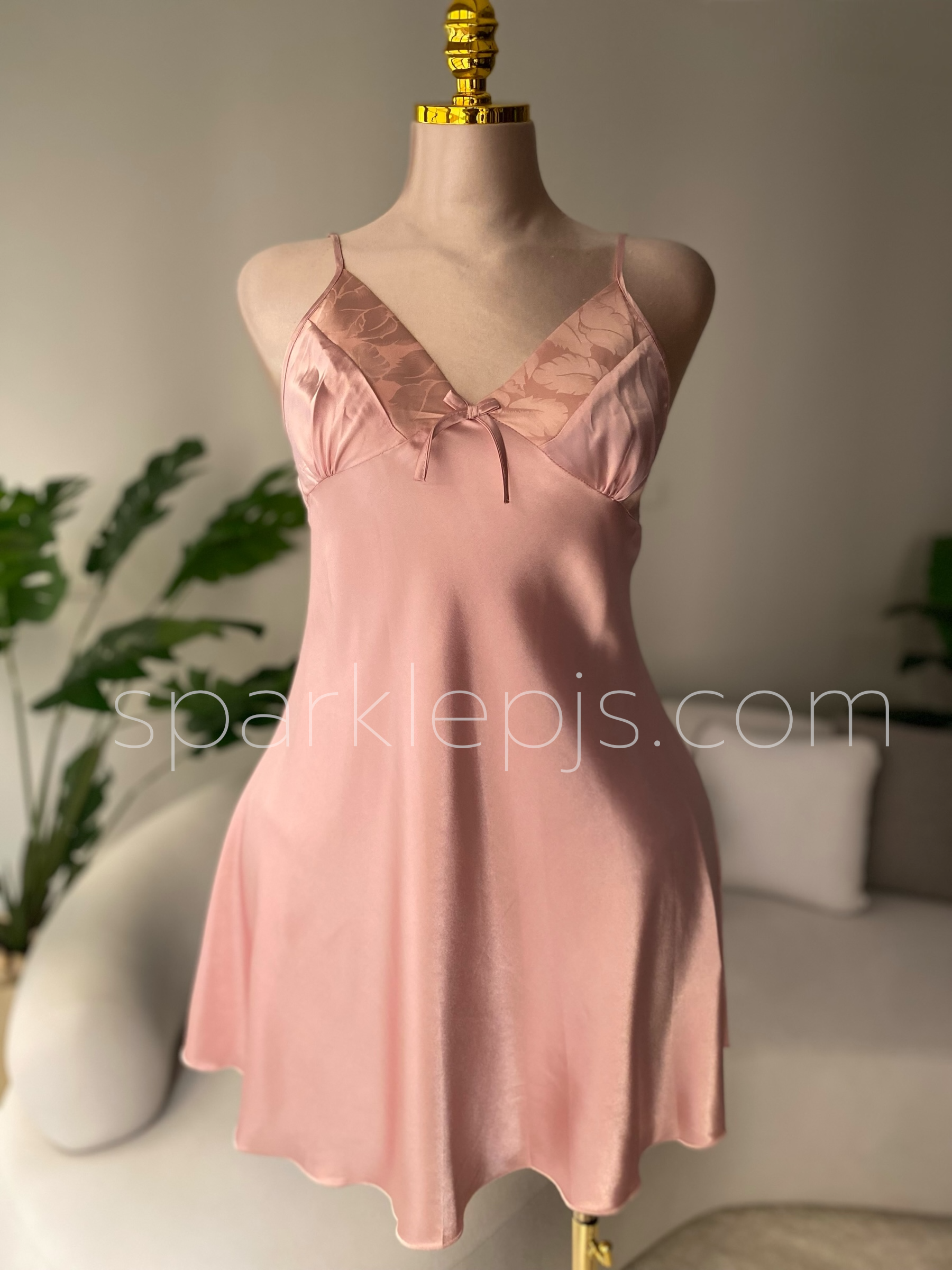 Lumina Ensemble: Chemise & Wrap Set