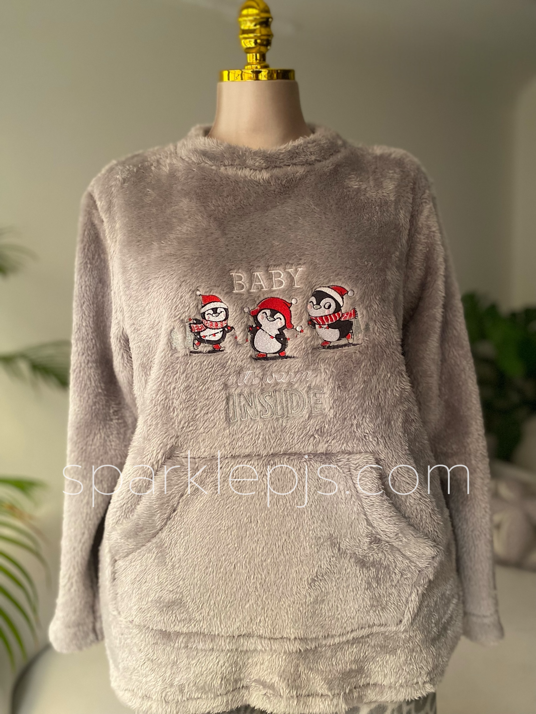 Penguin Patchwork Pajamas