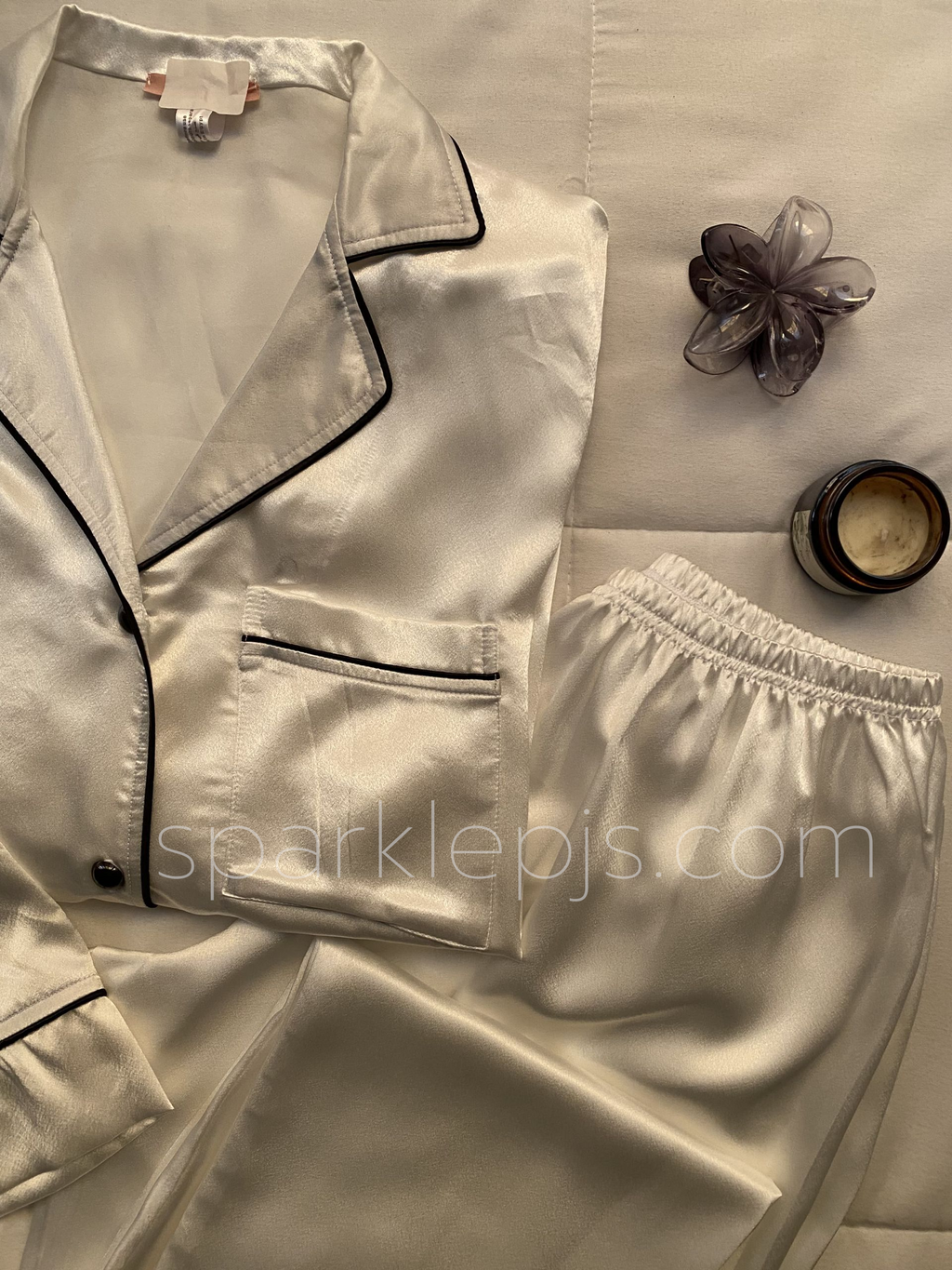 long sleeve Midnight Glow Satin