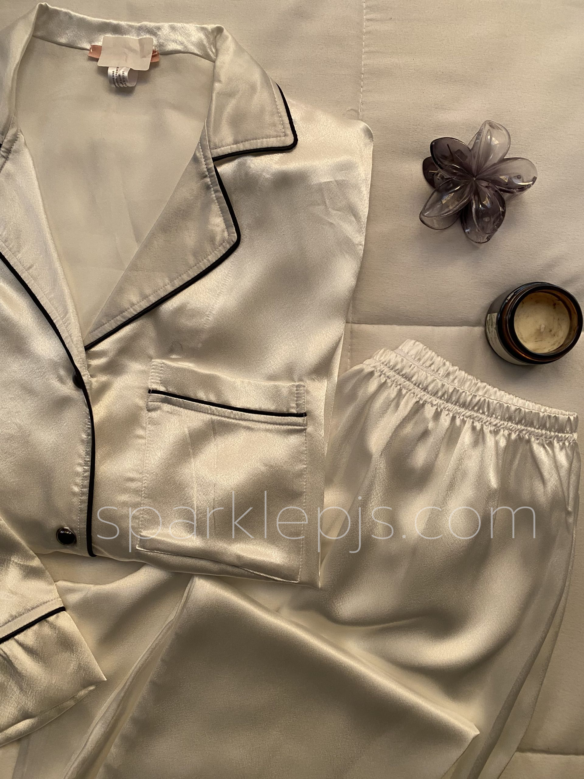 long sleeve Midnight Glow Satin