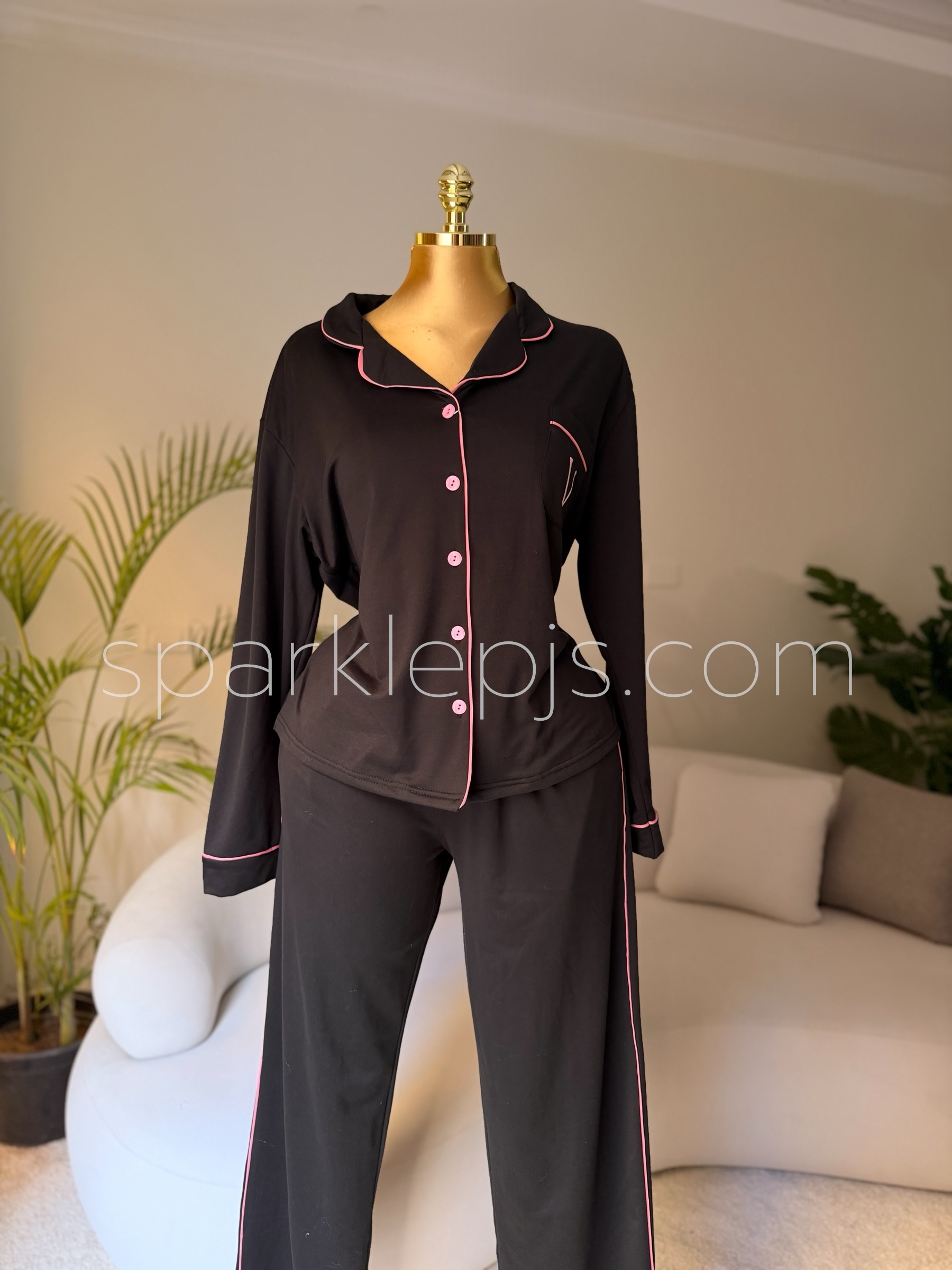 VS Burgundy Velvet Nightfall Set
