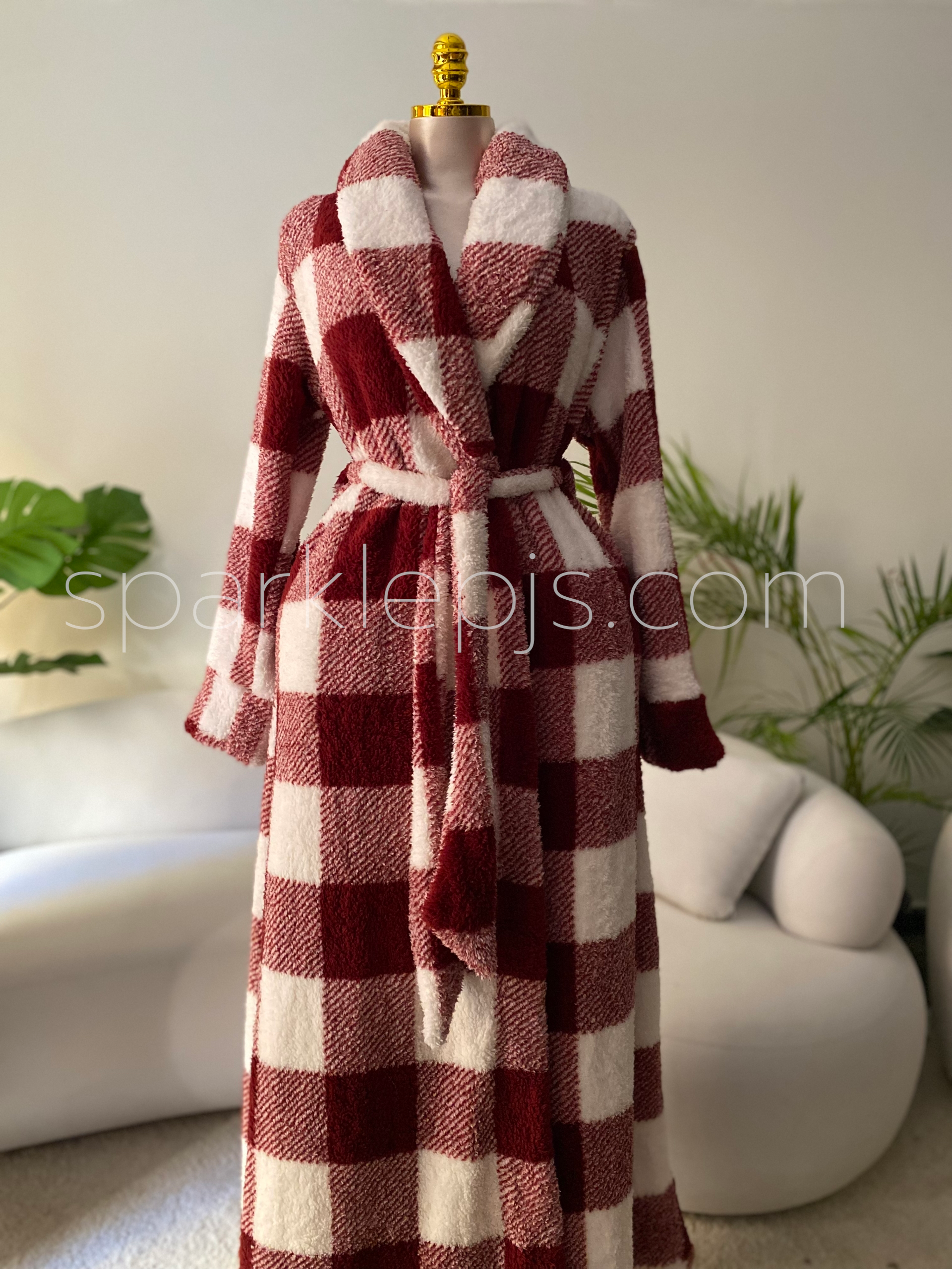 Cozy Check Dream Robe
