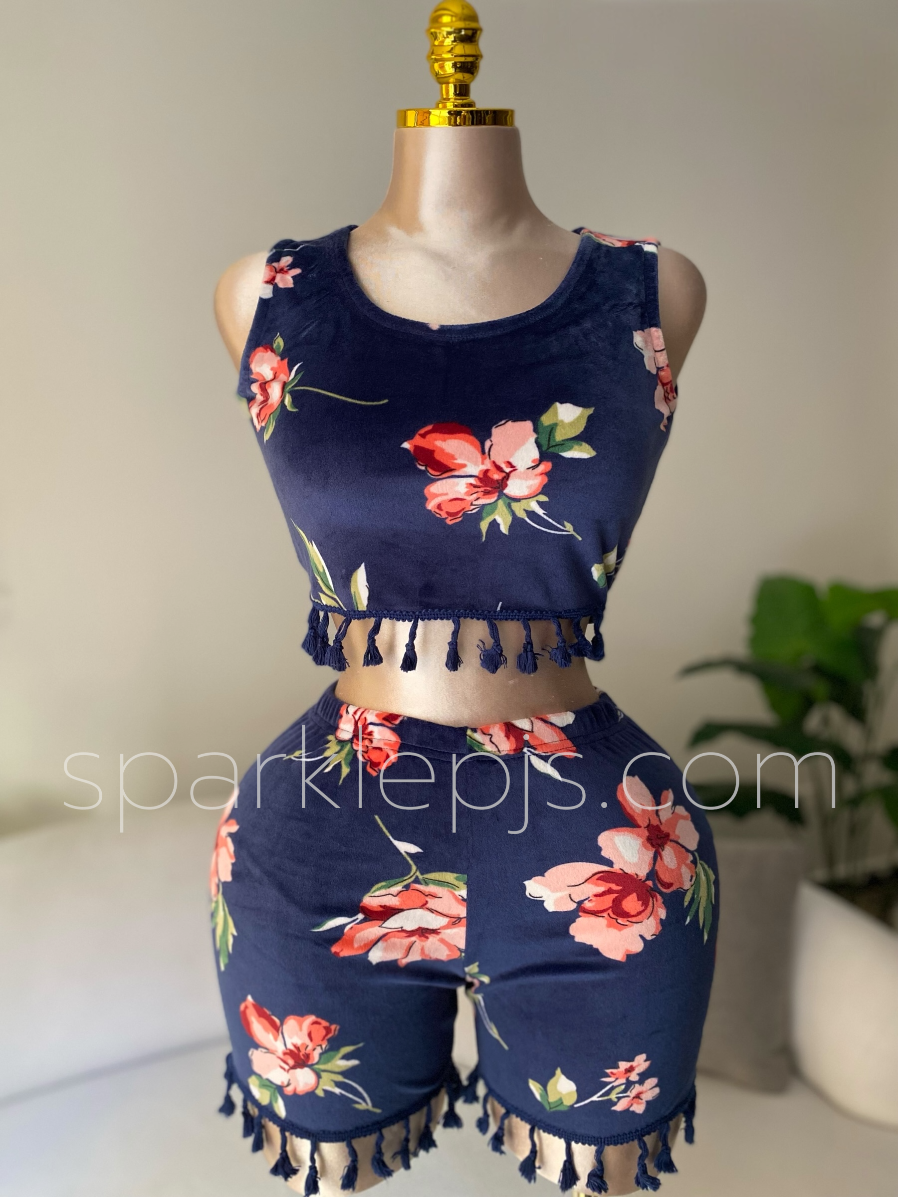 Fringe Kissed Pajama Shorts