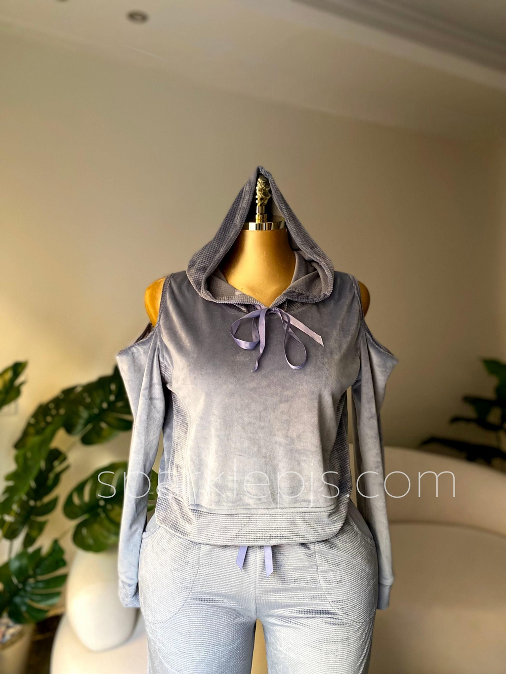 Chic Cut Hoodie Lounge Set
