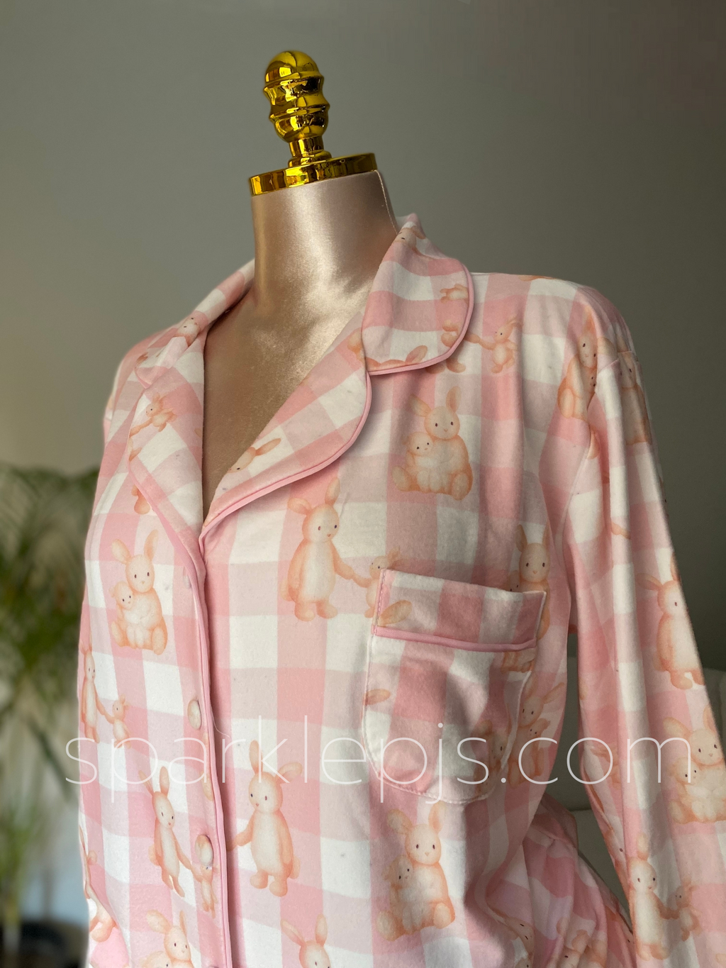 Petal-Check Bunny Pjs