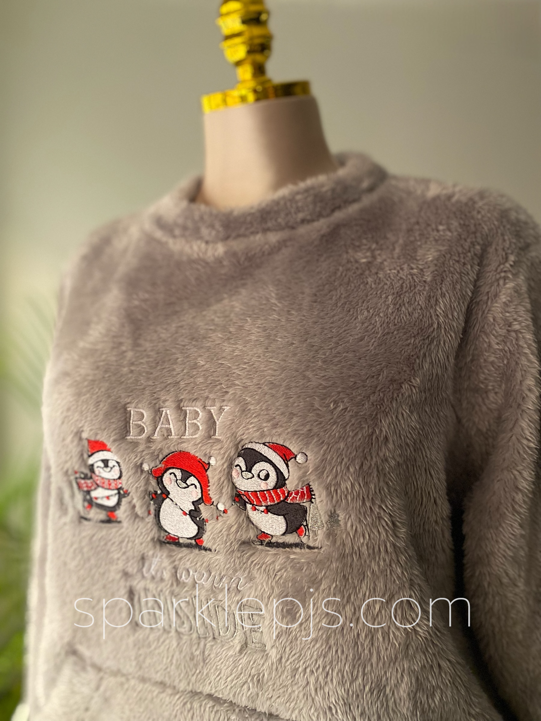 Penguin Patchwork Pajamas