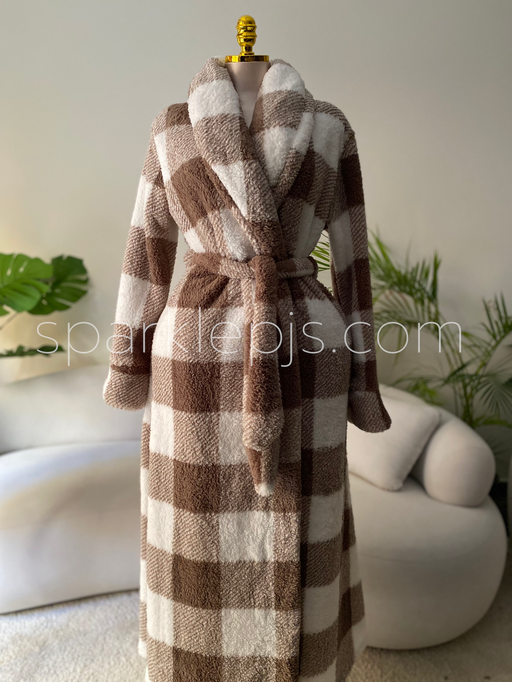 Cozy Check Dream Robe