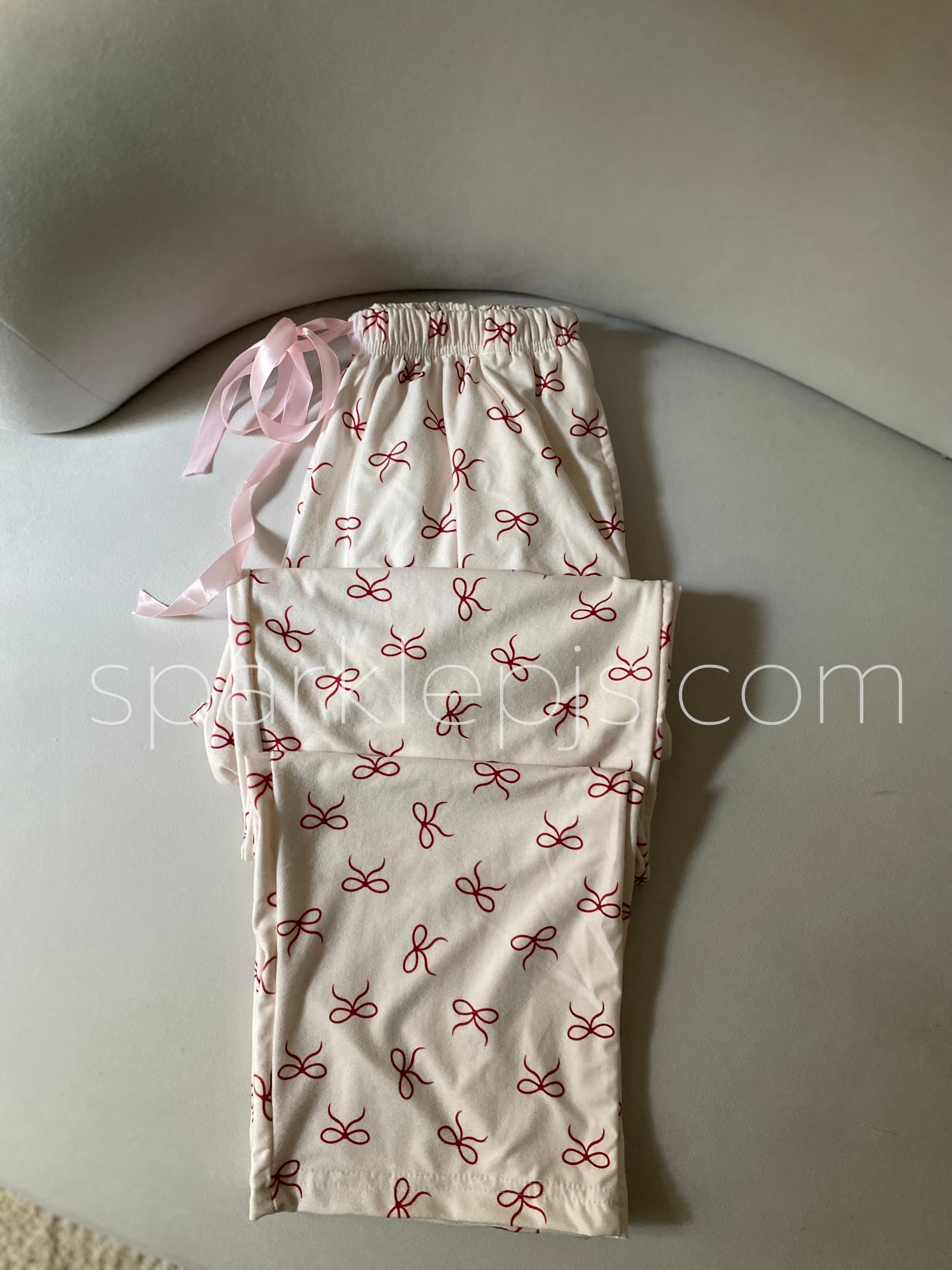 Sweetheart Satin-Tie Jogger