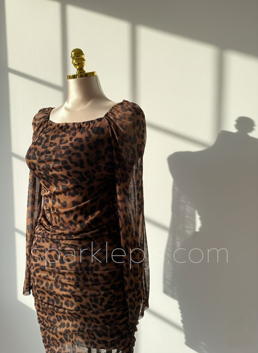 Savage Square-Neck Dress