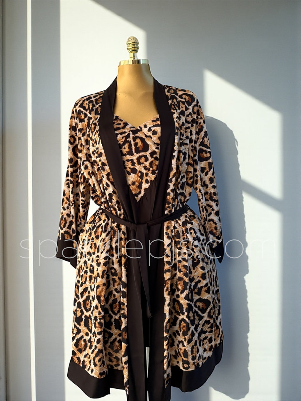 "Untamed Grace" Animal Print Lingerie