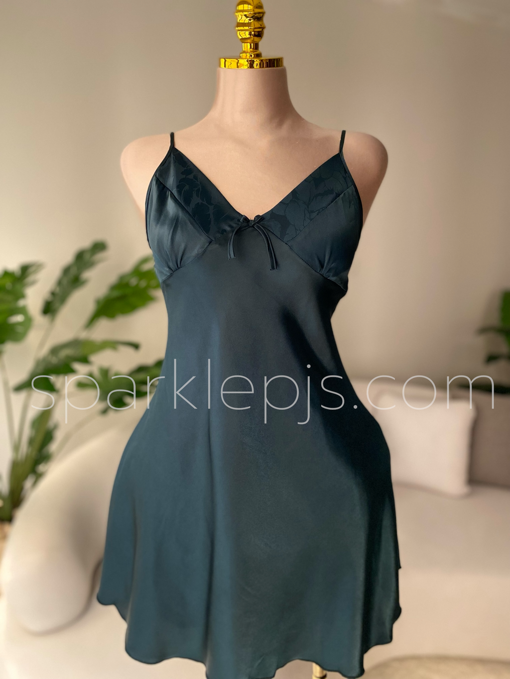 Lumina Ensemble: Chemise & Wrap Set